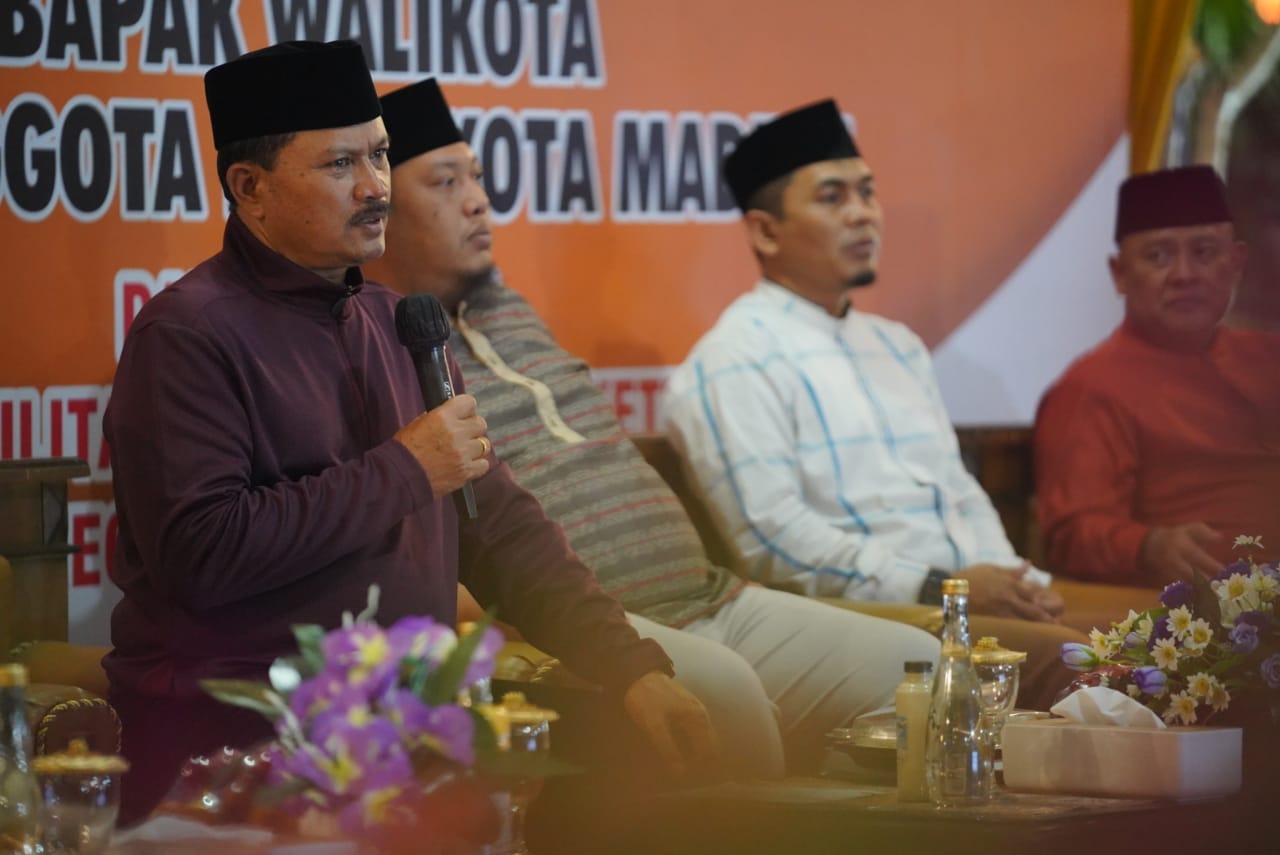 Cangkrukan Bersama Warga Kecamatan Taman, Wali Kota Minta Seluruh Pihak Berperan
