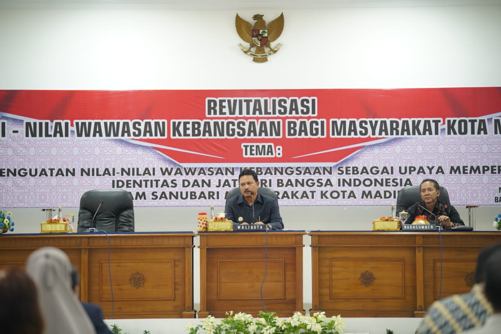 Jadi Narasumber Wawasan Kebangsaan, Wali Kota Ajak Warga Tingkatkan Pembangunan