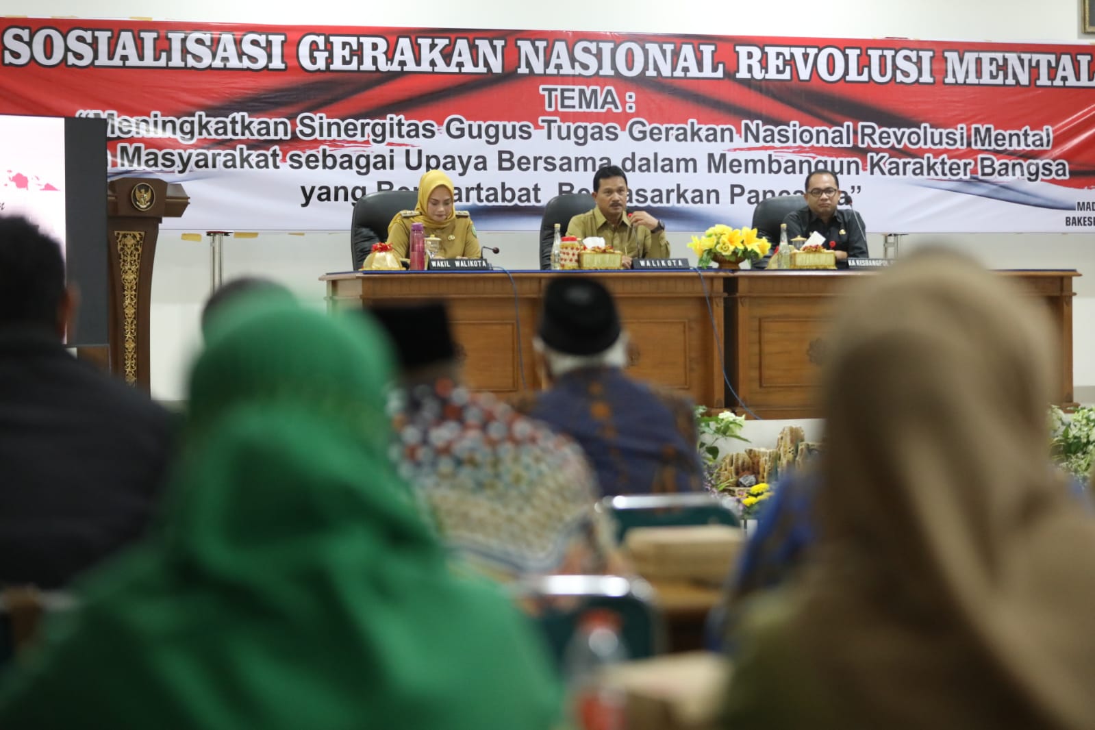 Foto 6 dari 7: Jadi Narsum Sosialisasi Gerakan Nasional Revolusi Mental, Wali Kota Tekankan ASN Harus Bermental Melayani
