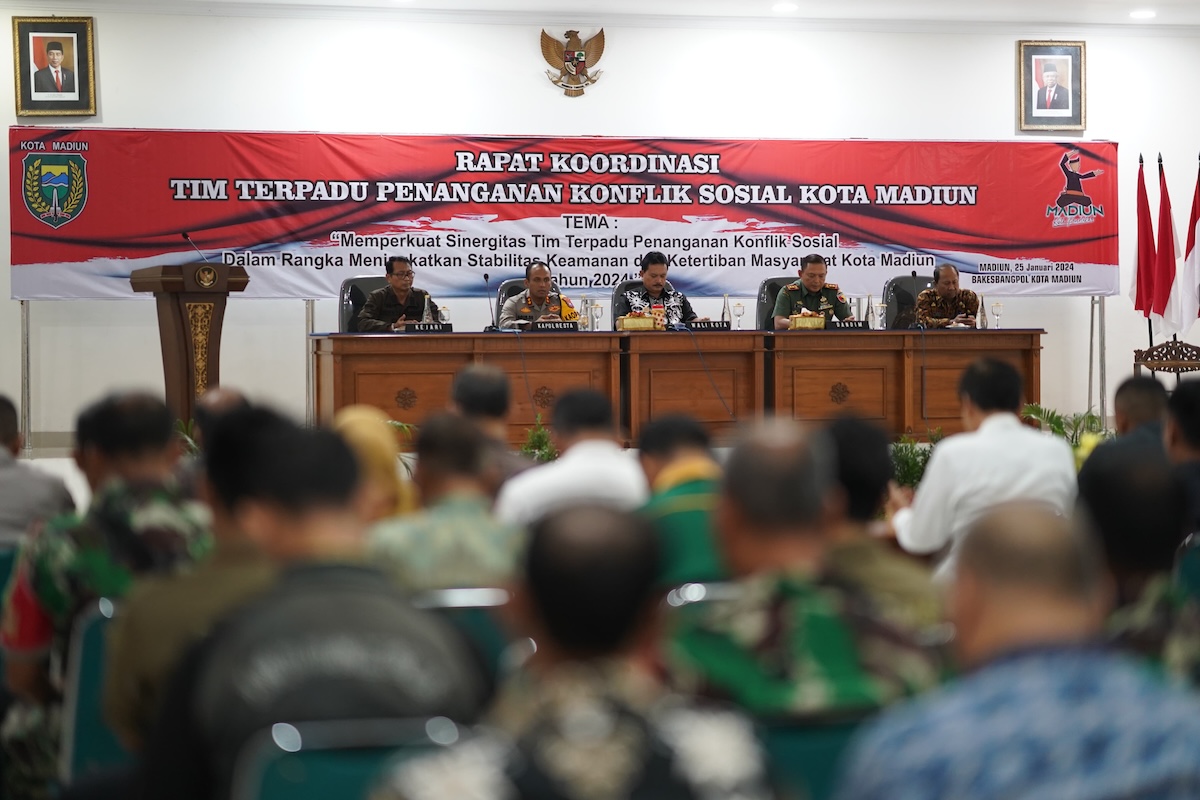 Foto 2 dari 9: Gelar Rakor Bersama Tim Terpadu, Wali Kota Bahas Penanganan Konflik Sosial