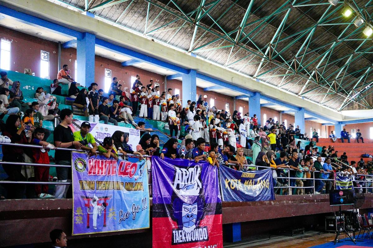 Foto 5 dari 9: Adu Teknik dan Skill Atlet Taekwondo di Kota Pendekar