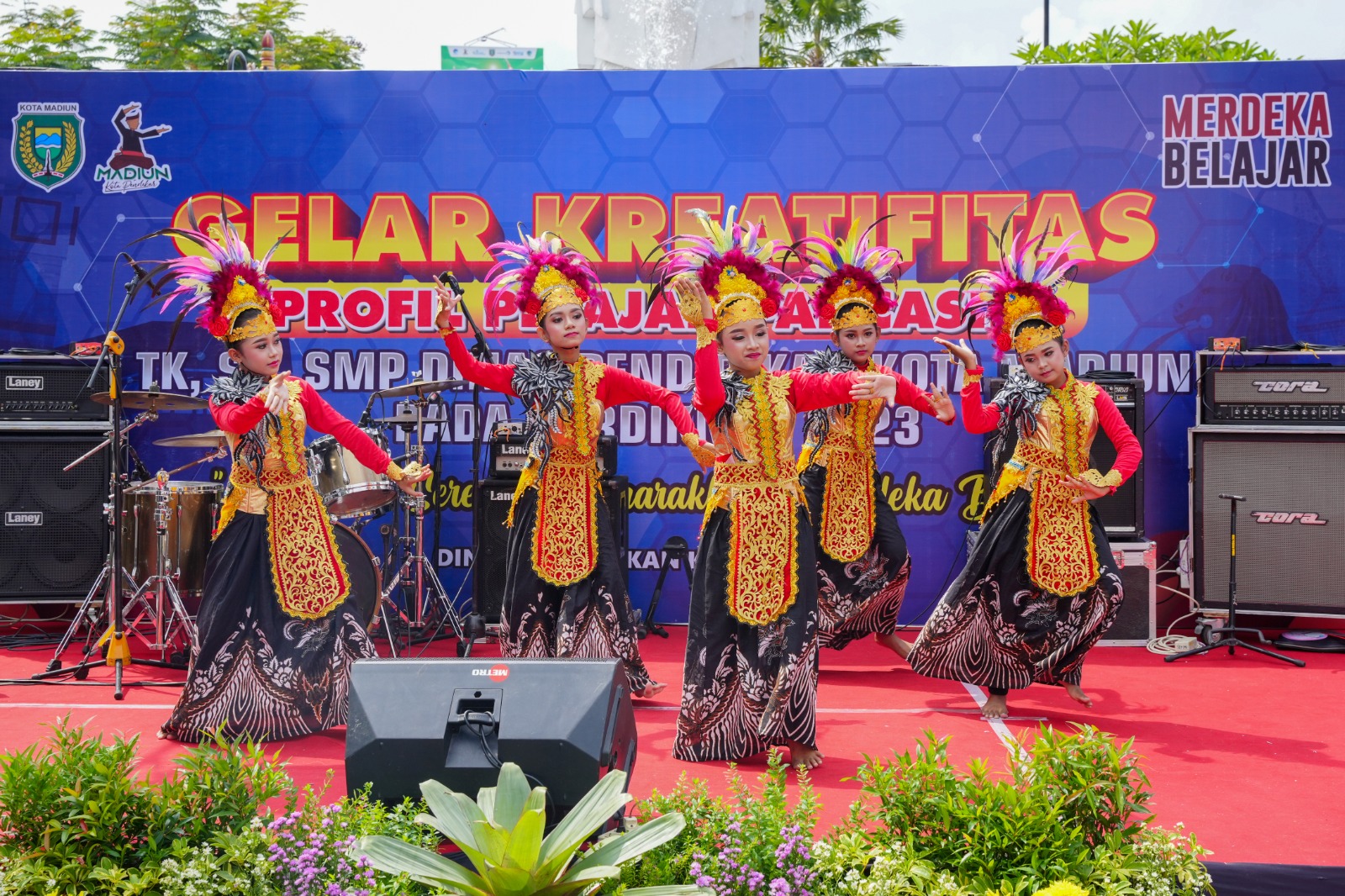Foto 3 dari 10: Gelar Kreativitas Jadi Ajang Unjuk Gigi Pelajar di Peringatan Hardiknas