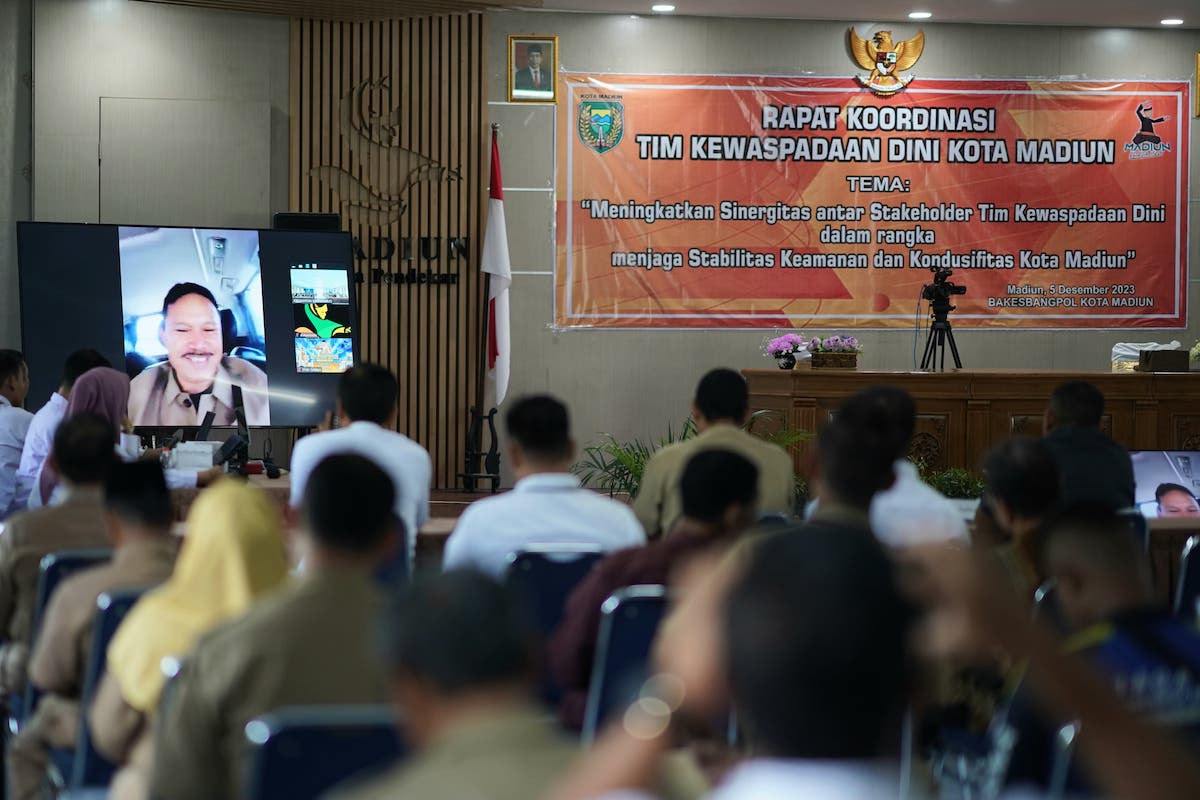 Jaga Keamanan dan Kondusifitas Kota, Pemkot Gelar Rakor Tim Kewaspadaan Dini