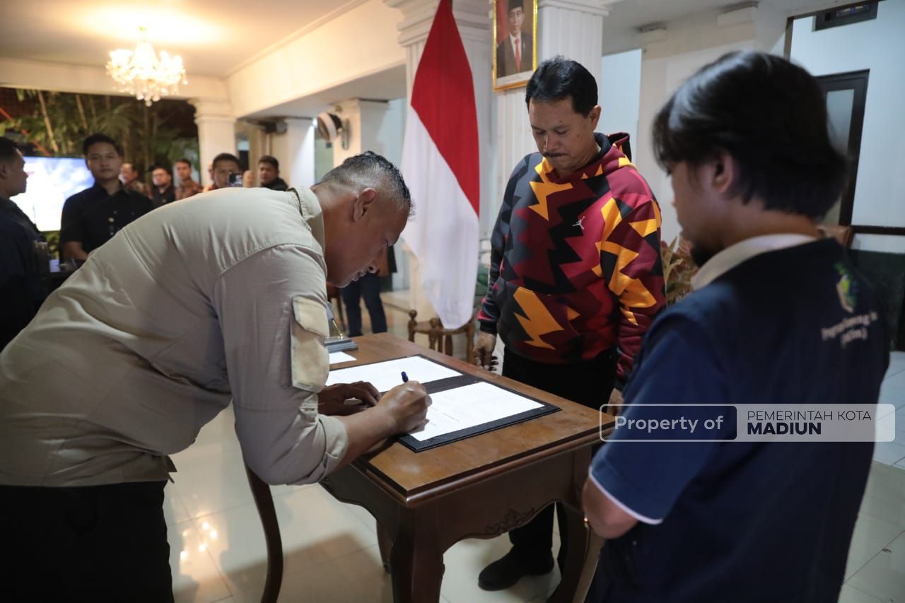Foto 5 dari 13: Sambut Tim Verifikator Proklim, Wali Kota Optimis Kota Madiun Dapat Penghargaan Lagi
