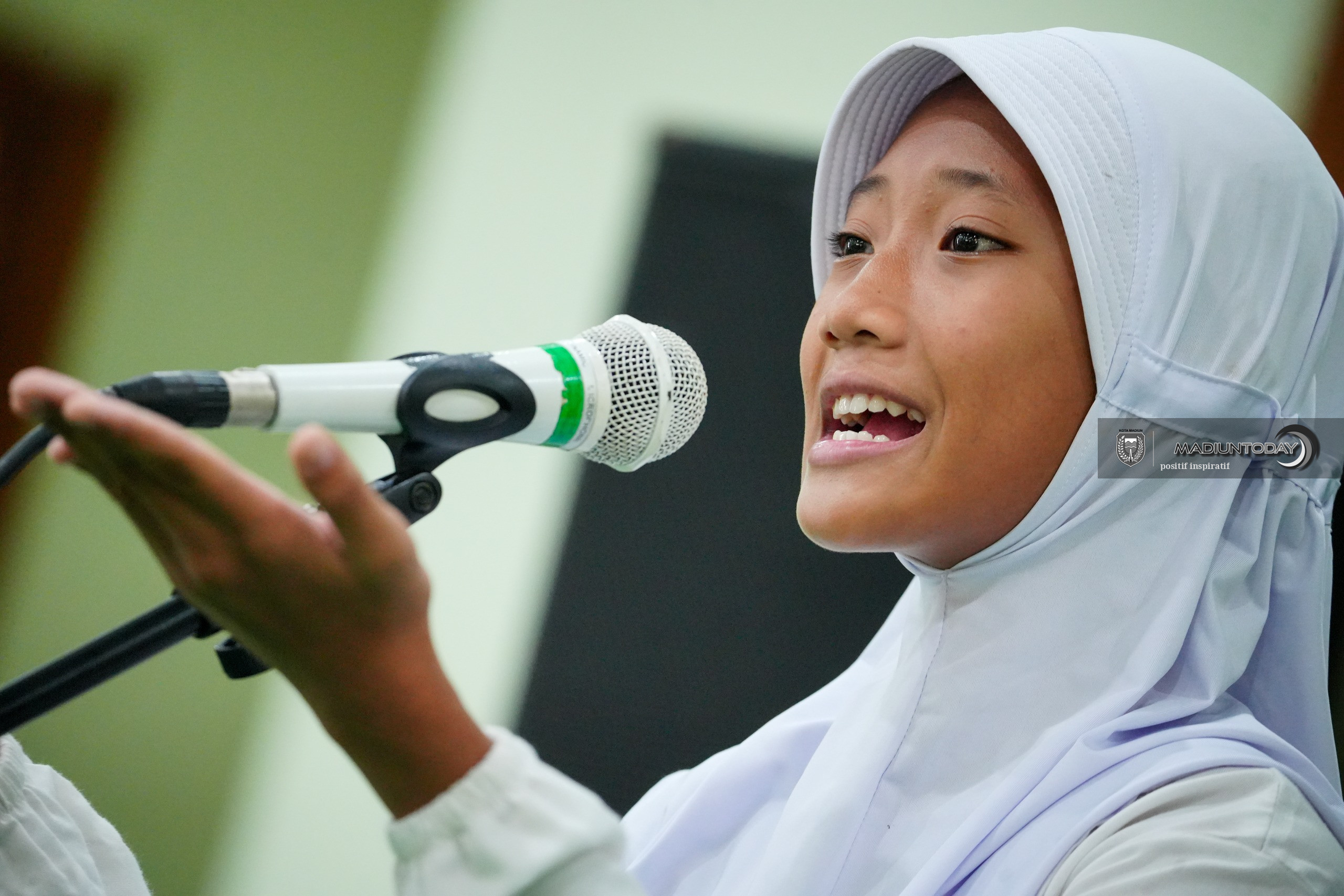 Foto 6 dari 18: Tiga Siswa Satu Tim, Adu Hafalan hingga Pemahaman Al-Quran di Final MSQ Kota Madiun