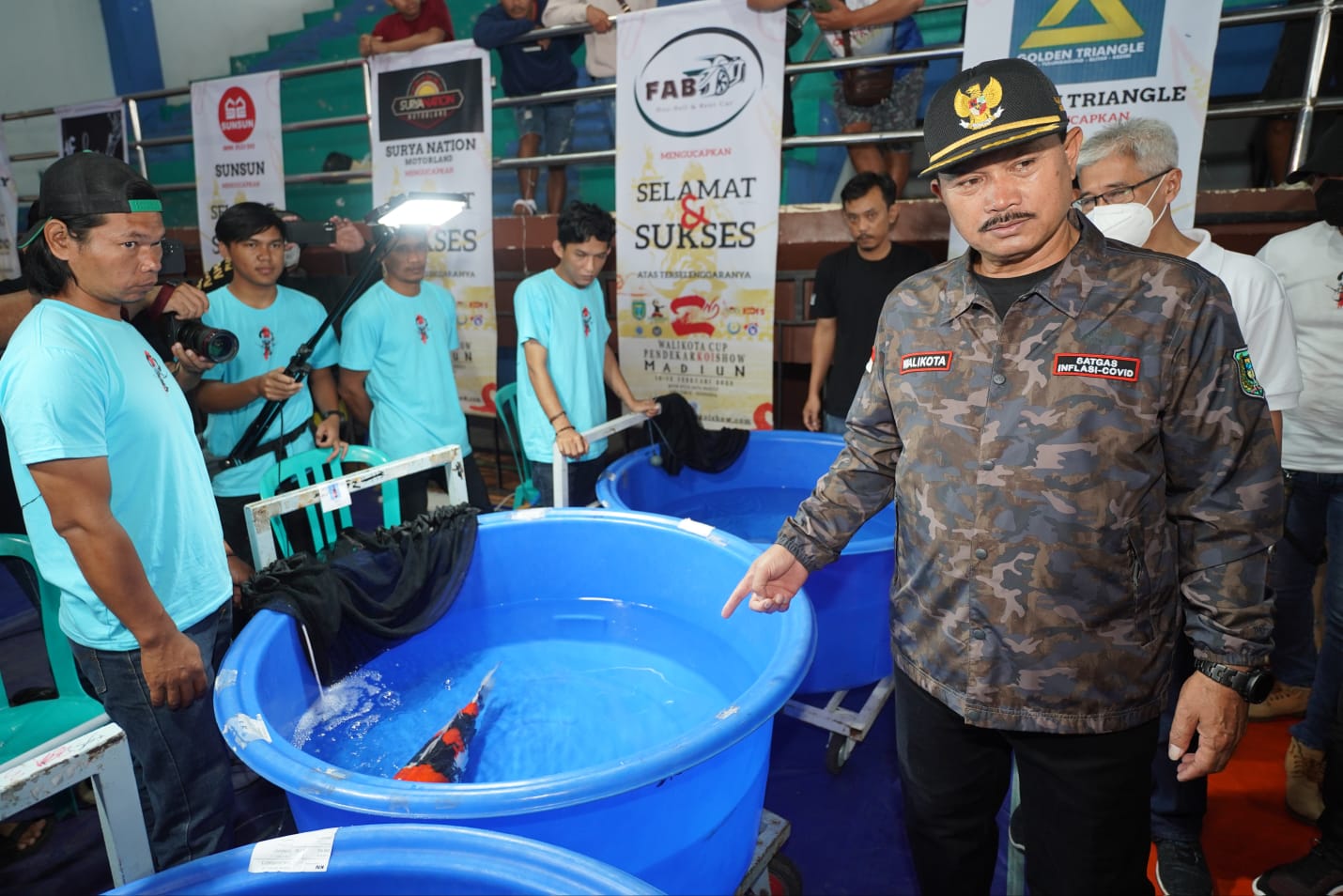 Foto 10 dari 10: Buka Wali Kota Cup Pendekar Koi Show, Wali Kota Buka Pintu Lebar-lebar Event di Kota Pendekar