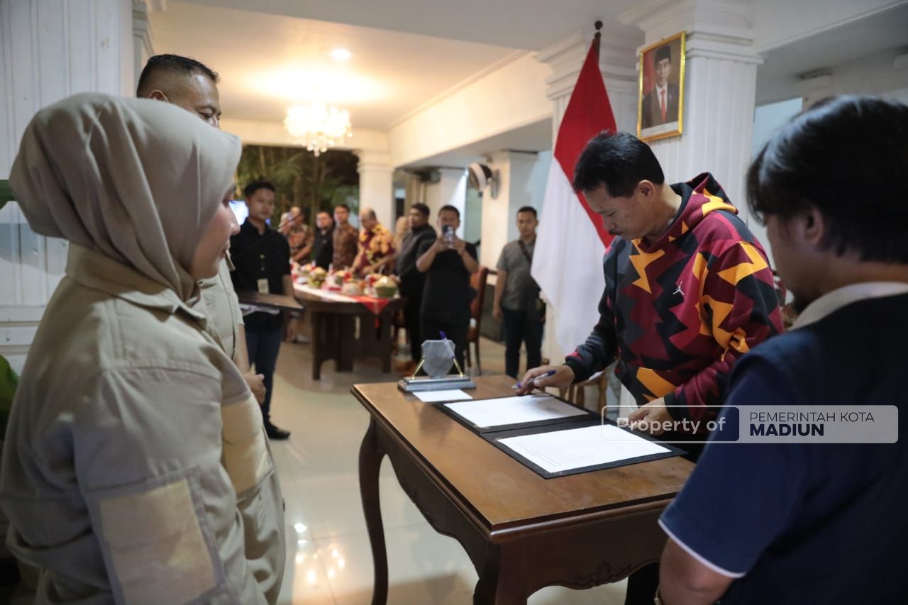 Foto 4 dari 13: Sambut Tim Verifikator Proklim, Wali Kota Optimis Kota Madiun Dapat Penghargaan Lagi