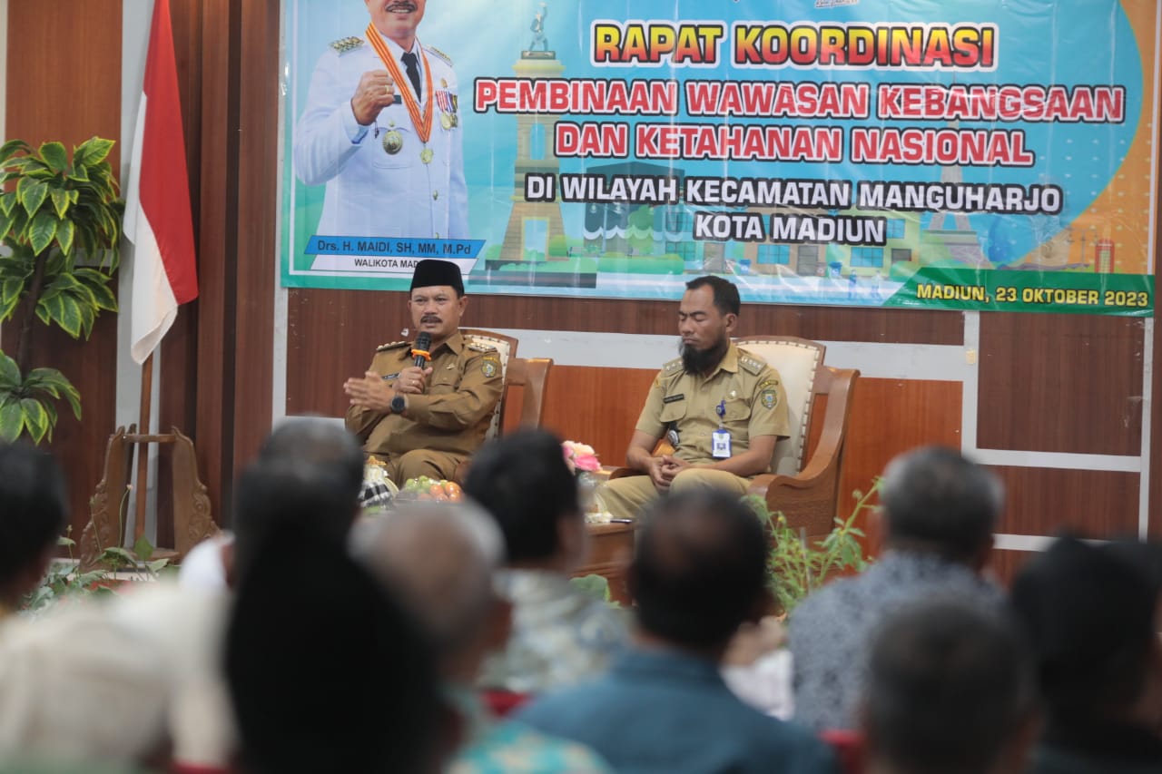 Foto 5 dari 9: Narasumber Rakor Pembinaan Wawasan Kebangsaan dan Ketahanan Nasional, Wali Kota Minta Warga Jaga Kerukunan dan Keamanan