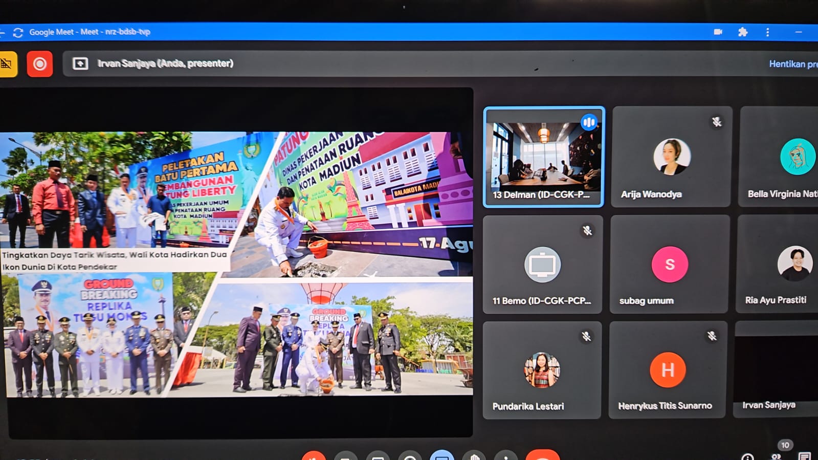 Foto 3 dari 9: Paparan Di Google Indonesia, Wali Kota Terbuka Untuk Kerja Sama Lainnya