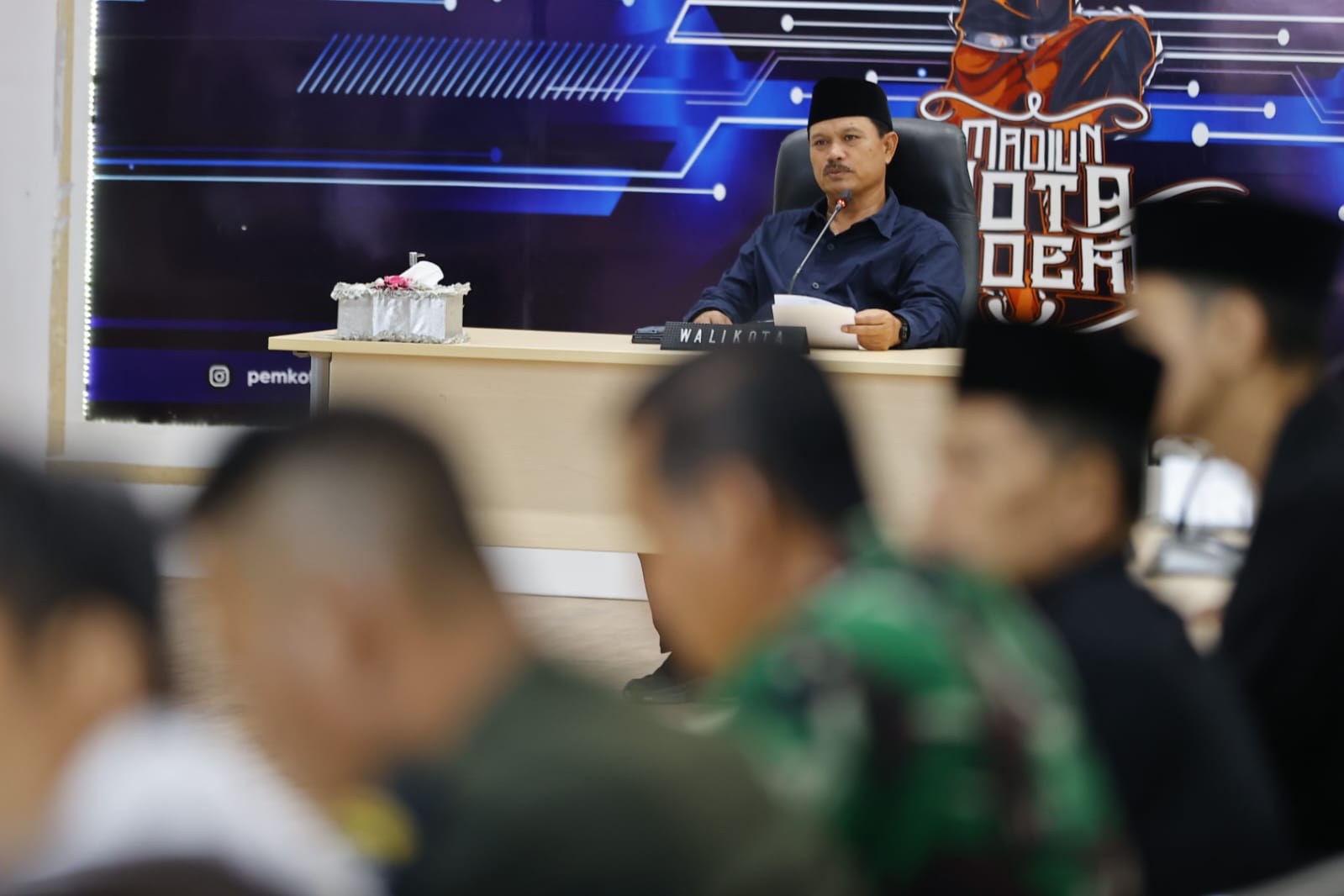 Foto 7 dari 10: Jelang Lebaran, Wali Kota Gelar FGD Bersama Forkopimda