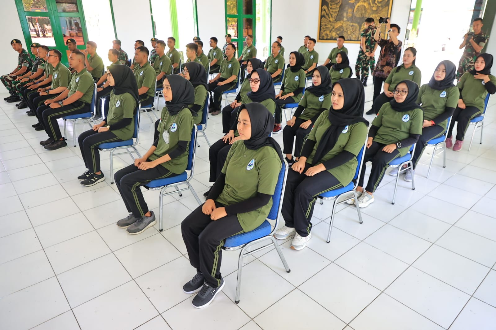 Foto 5 dari 9: Tingkatkan Kedisiplinan, PDAM Gelar Pembinaan Pegawai Bersama Batalyon Infanteri 501
