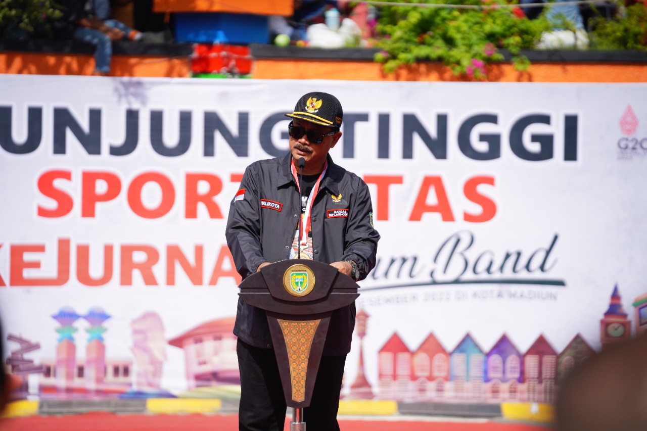 Foto 4 dari 10: Parade Nusantara Jadi Penanda Dibukanya Kejurnas Drum Band 2022