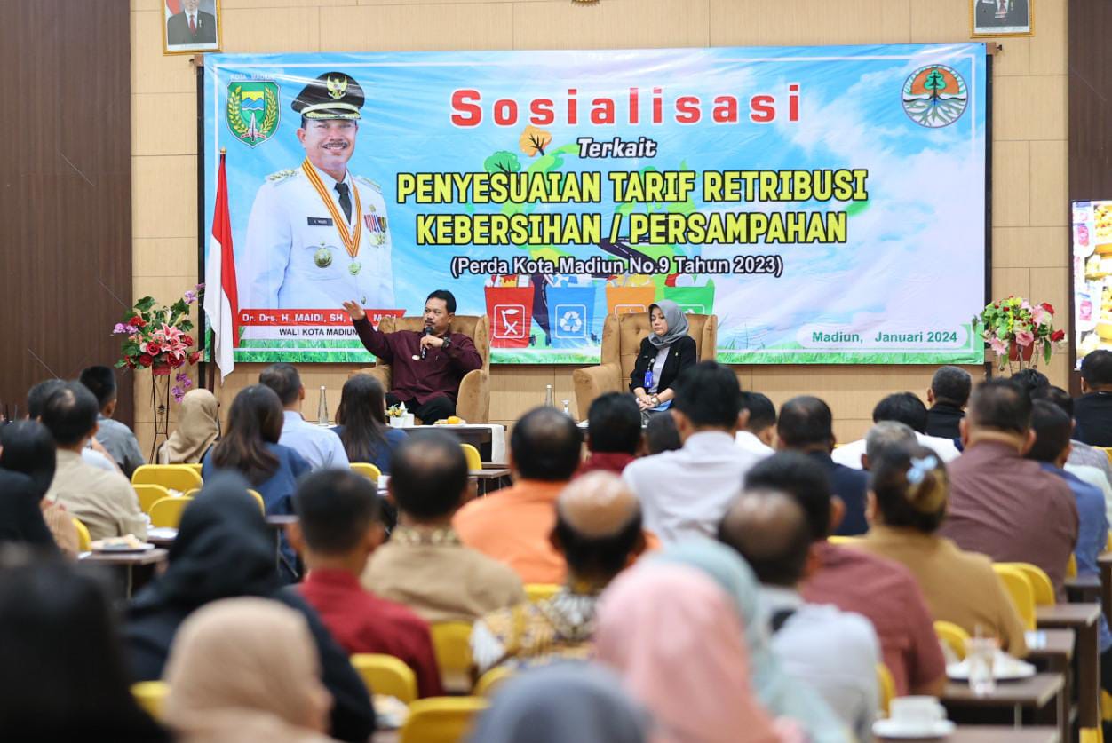 Foto utama berita: Langkah Awal Modernisasi Manajemen Sampah, Pemkot Madiun Sosialisasikan Penyesuaian Tarif Retribusi Kebersihan