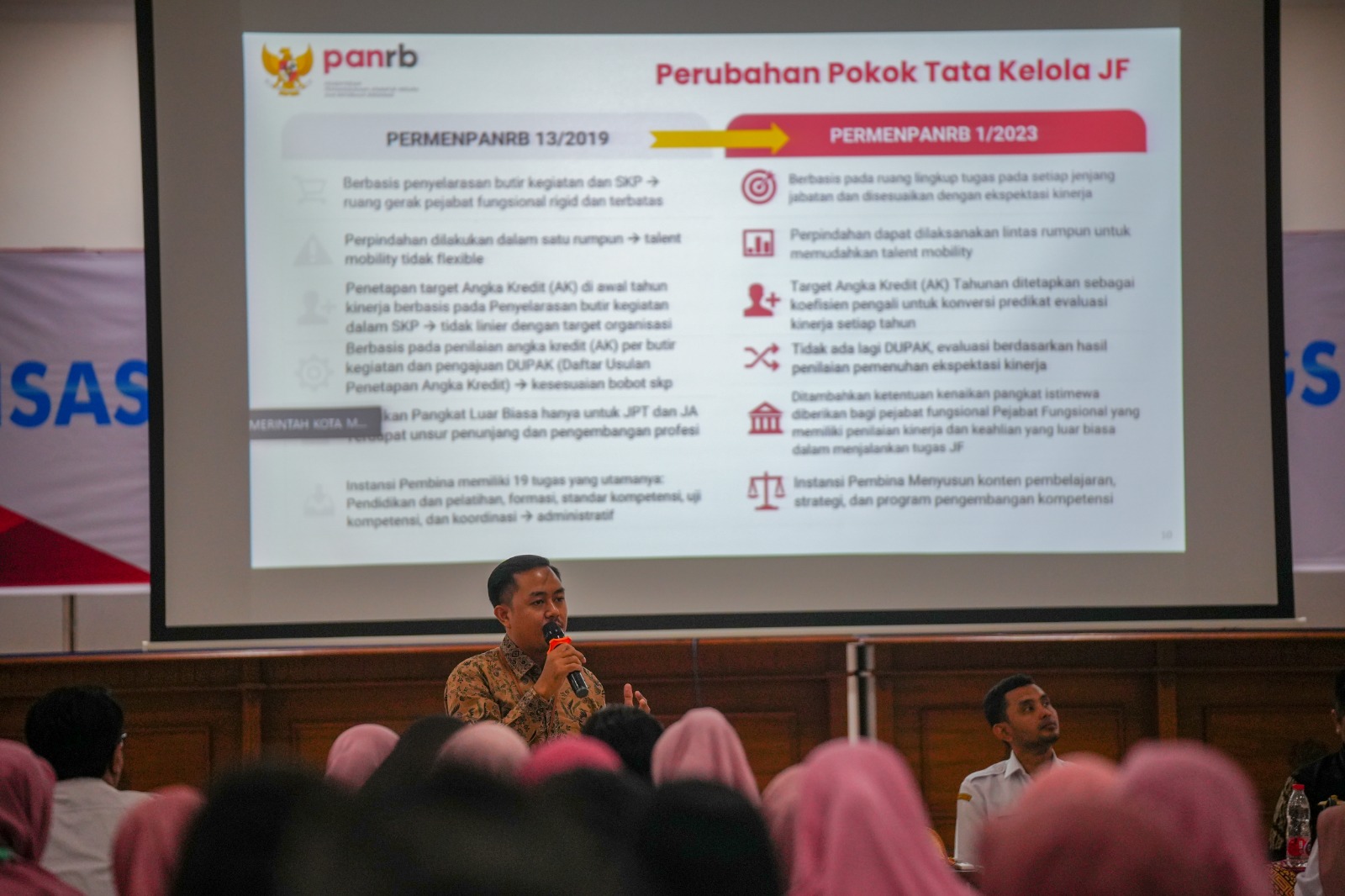 Gandeng Kemenpan RB dan BKN, BKPSDM Gelar Sosialisasi Peraturan Jabatan Fungsional