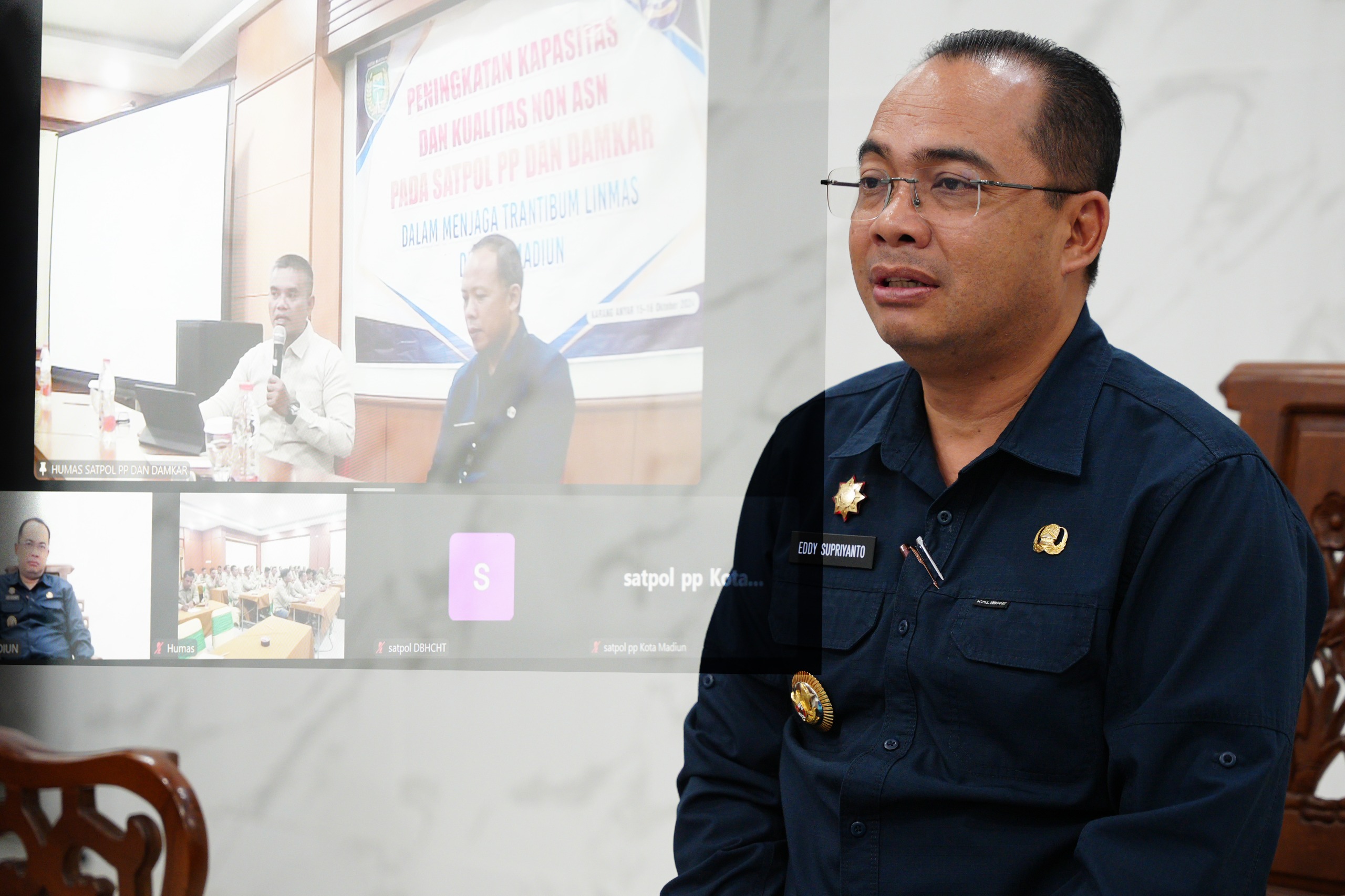 Jadi Narasumber Peningkatan Kapasitas Satpol PP dan Damkar, Pj Wali Kota Beri Arahan Bagi Anggota