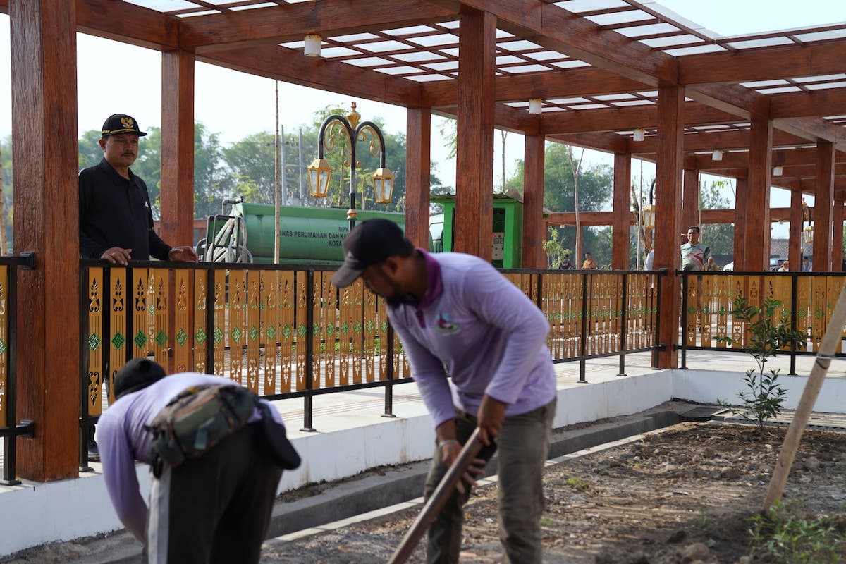 Foto 8 dari 9: Wali Kota Tinjau Pembangunan Pondok Lansia, Rencananya Akan Dikunjungi Mensos Tri Risma