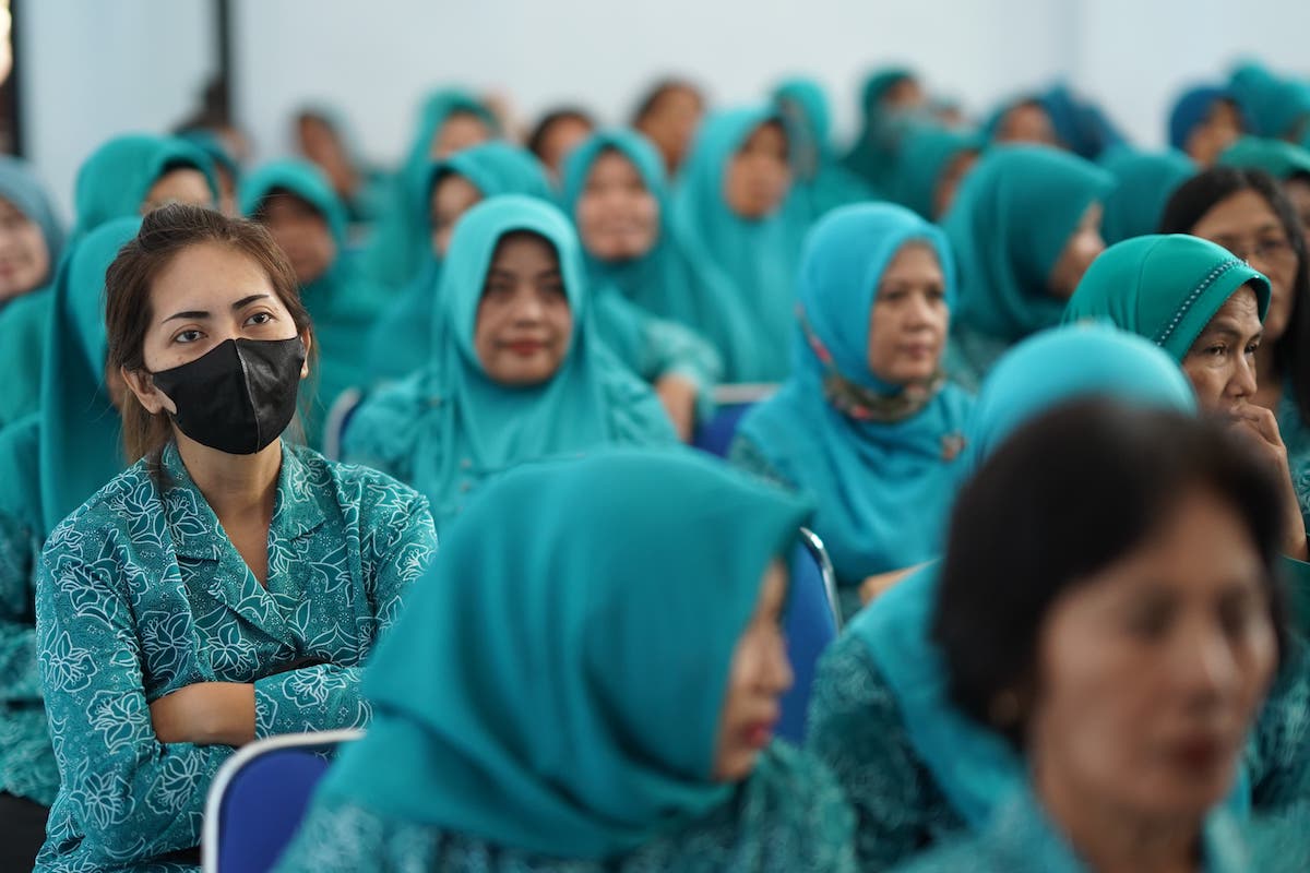Foto 3 dari 9: Hadiri Pertemuan PKK Oro-oro Ombo, Wali Kota Imbau Jaga Sinergi Dengan Pemkot Madiun