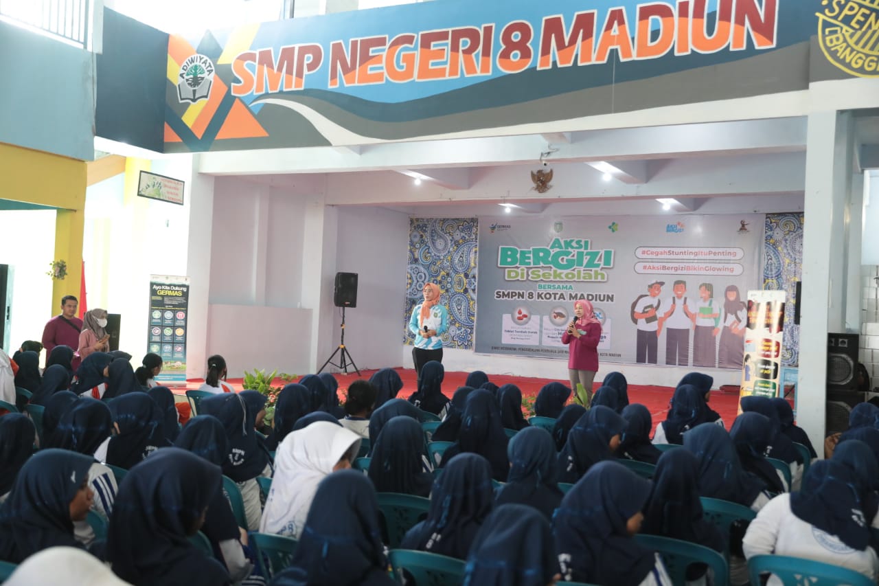 Foto 6 dari 12: Gerakan Aksi Bergizi di Sekolah Jadi Upaya Tekan Stunting dan Sosialisasi Kesehatan Pada Remaja