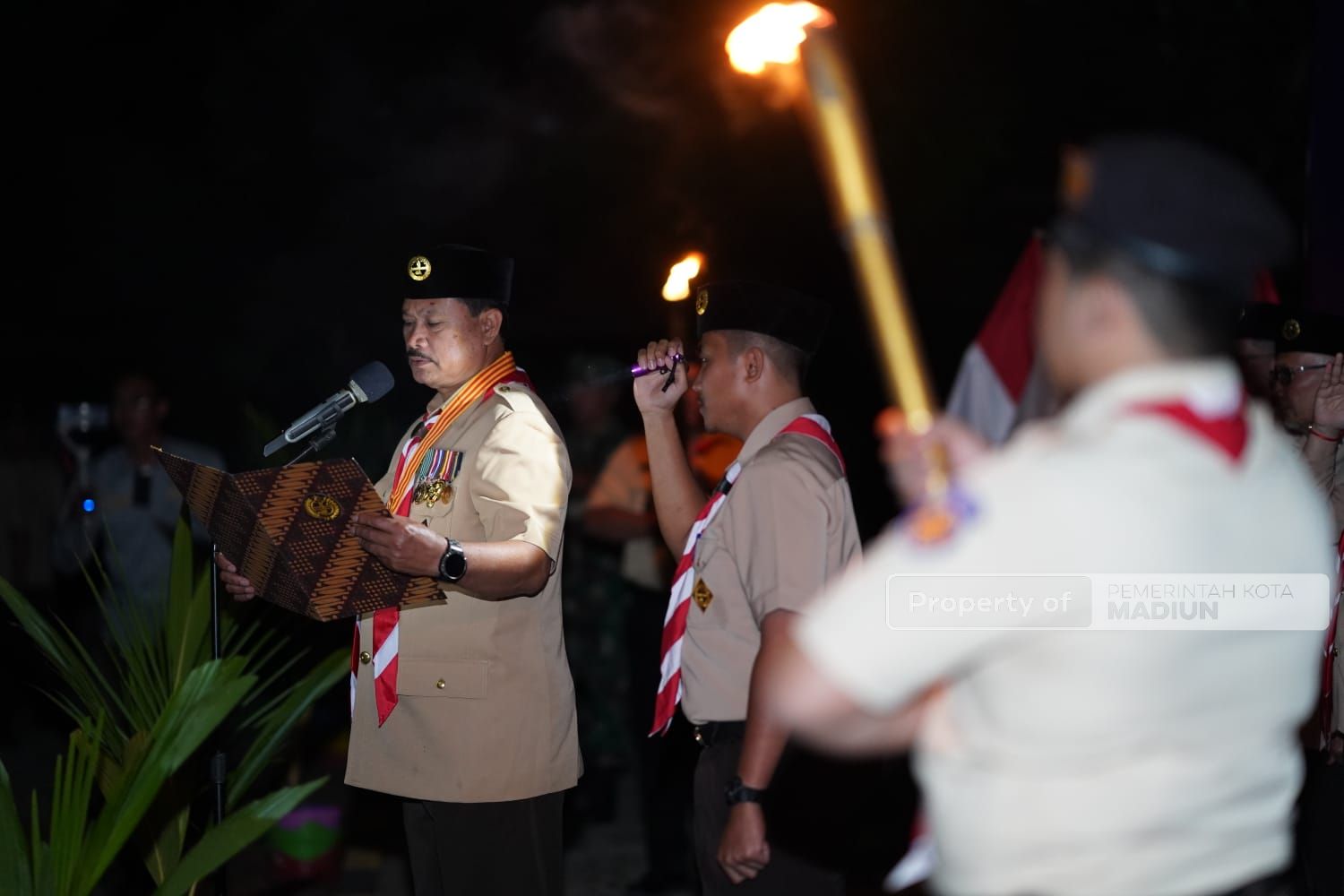 Pimpin Upacara Ulang Janji Pramuka, Wali Kota Ajak Pramuka Selalu Amalkan Tri Satya dan Dasa Dharma