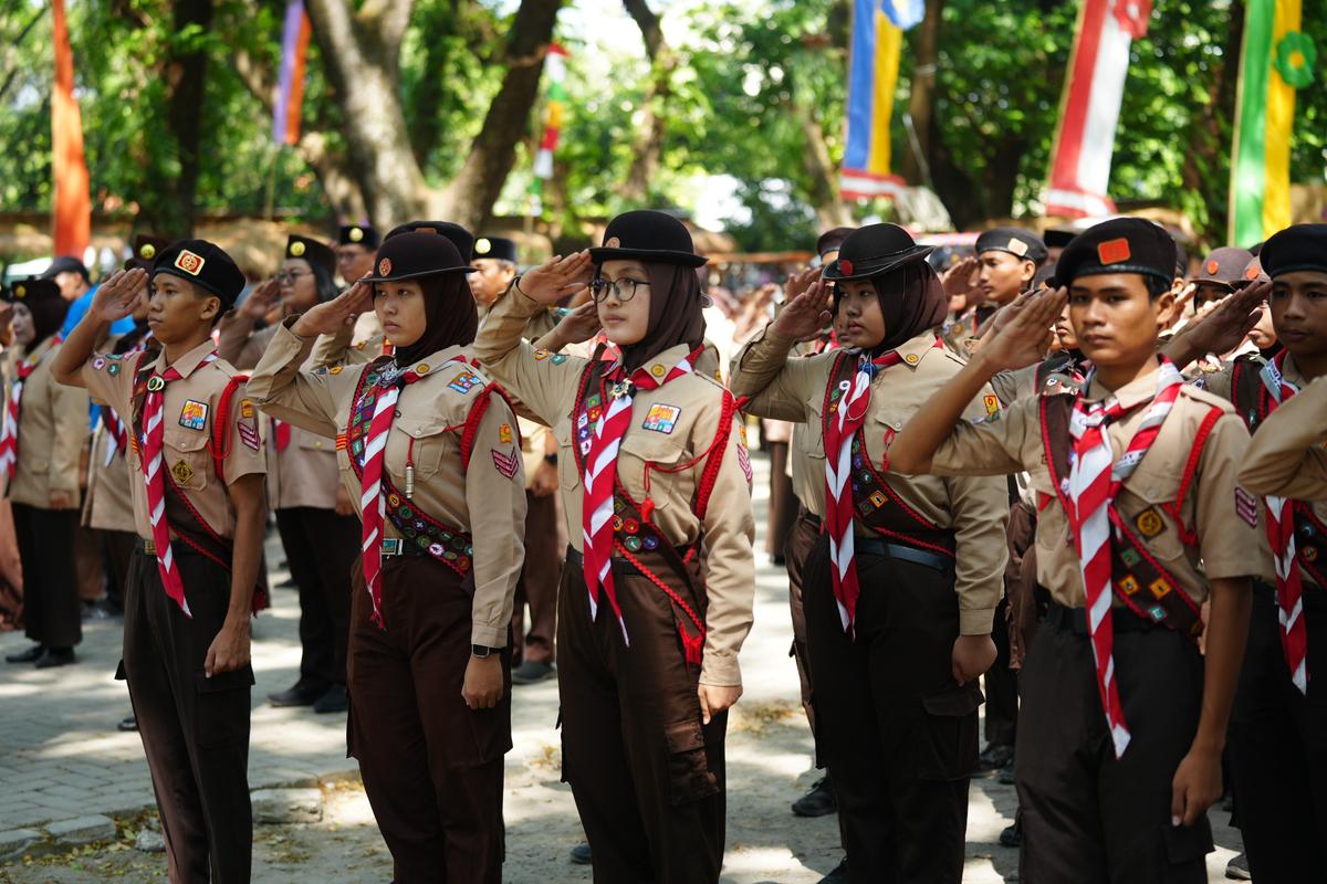 Foto 2 dari 8: Bentuk Karakter Generasi Muda Dengan Semangat Pramuka Garuda