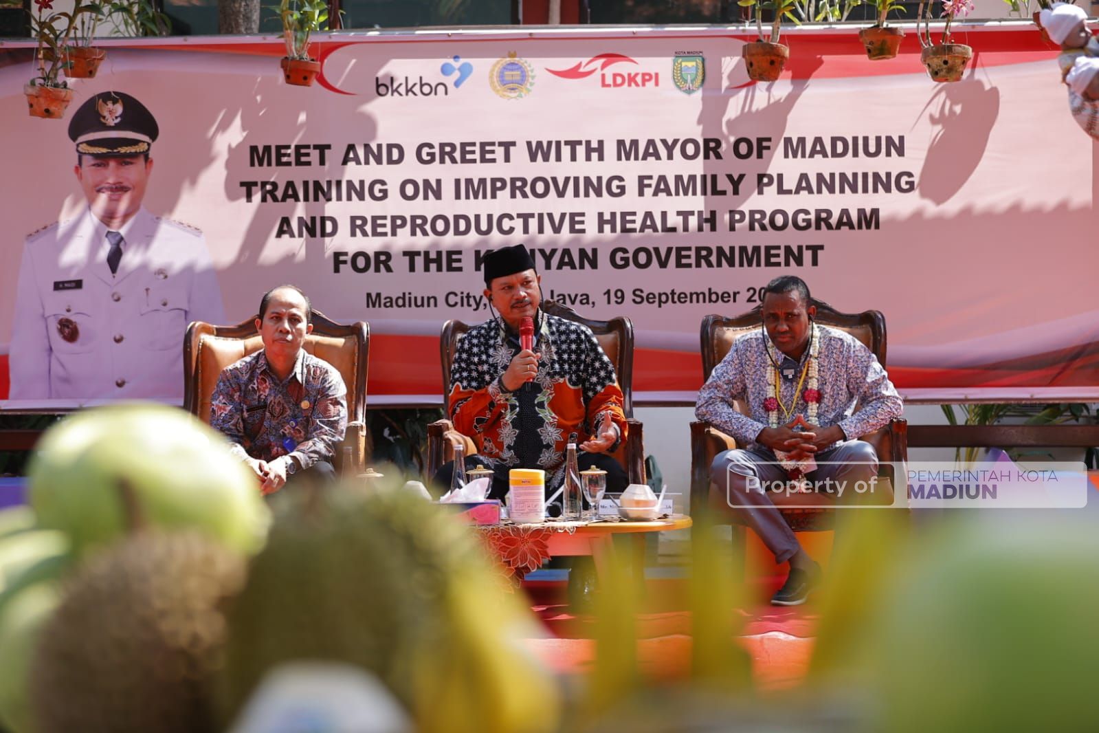 Lawatan Hari Kedua, Wali Kota Dampingi Delegasi Kenya-Bangladesh di RSUD Kota Madiun