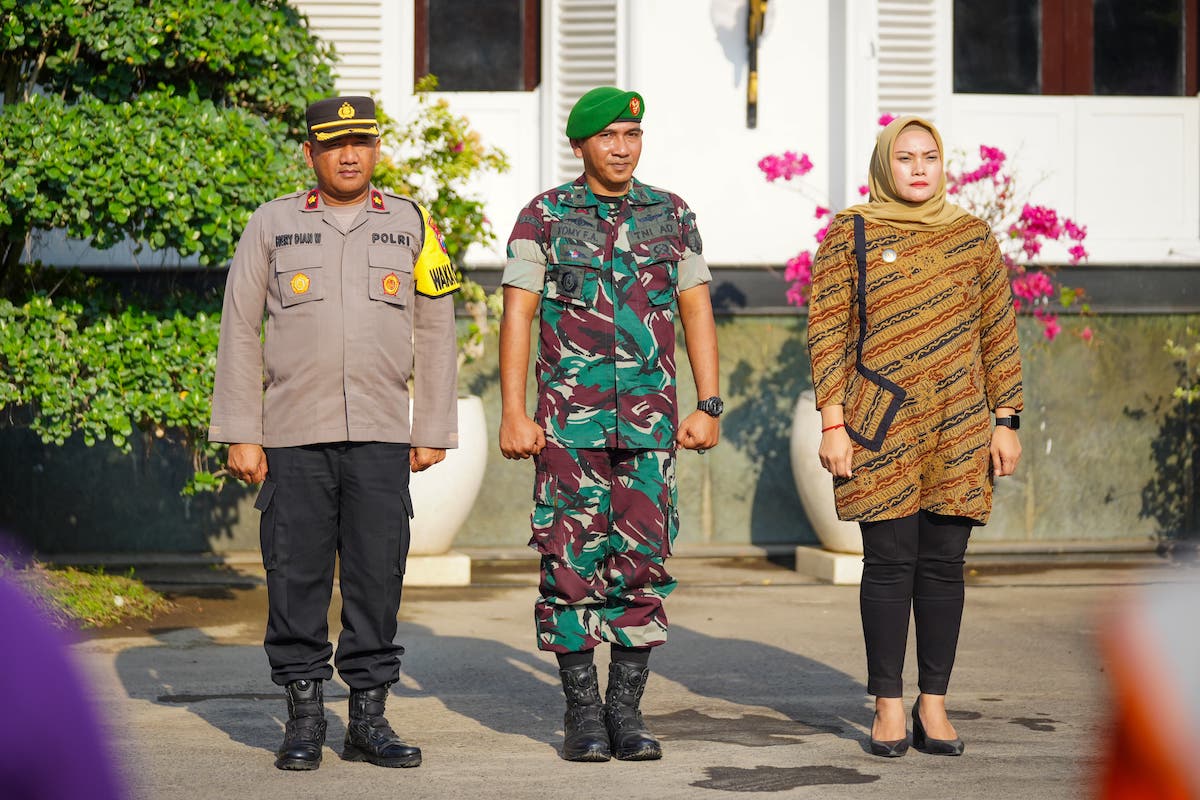 Foto 4 dari 8: Wali Kota Maidi Pimpin Apel Jelang Kunjungan Delegasi Kenya dan Bangladesh