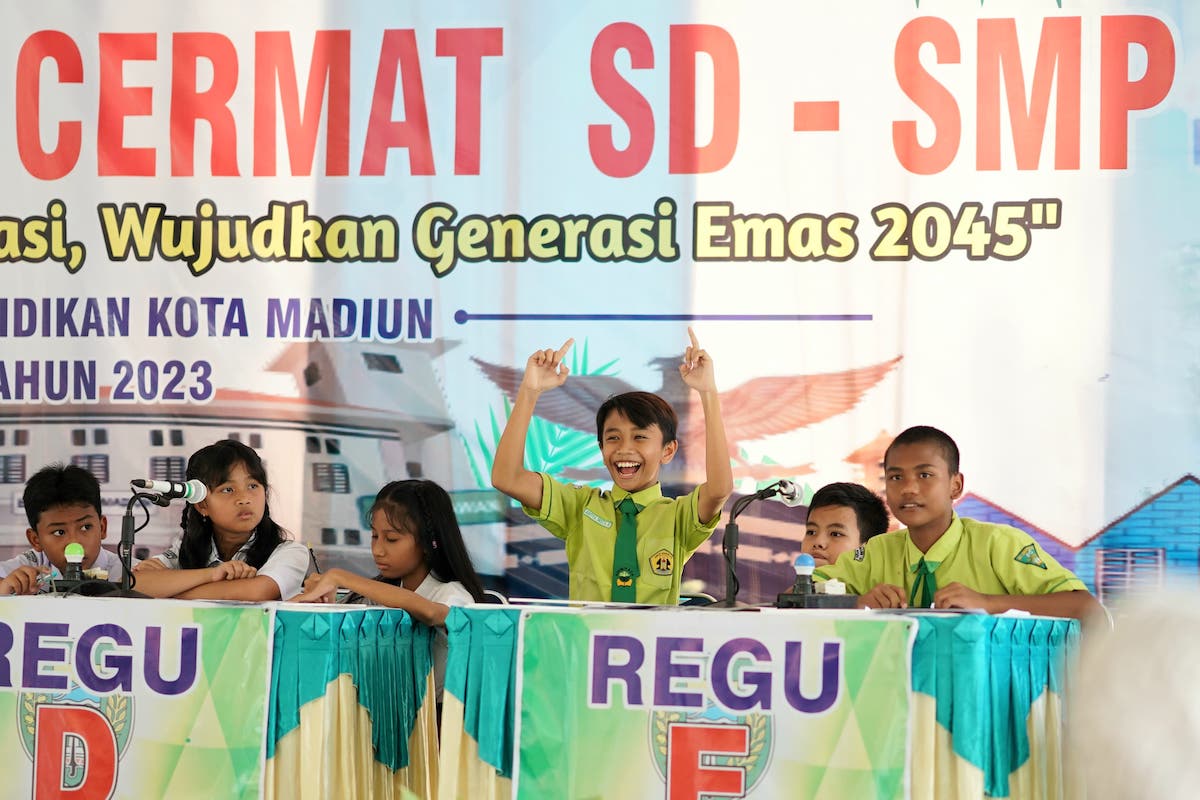Foto 7 dari 9: SDN 05 Madiun Lor Raih Juara Pertama di LCC Tingkat SD se Kota Madiun