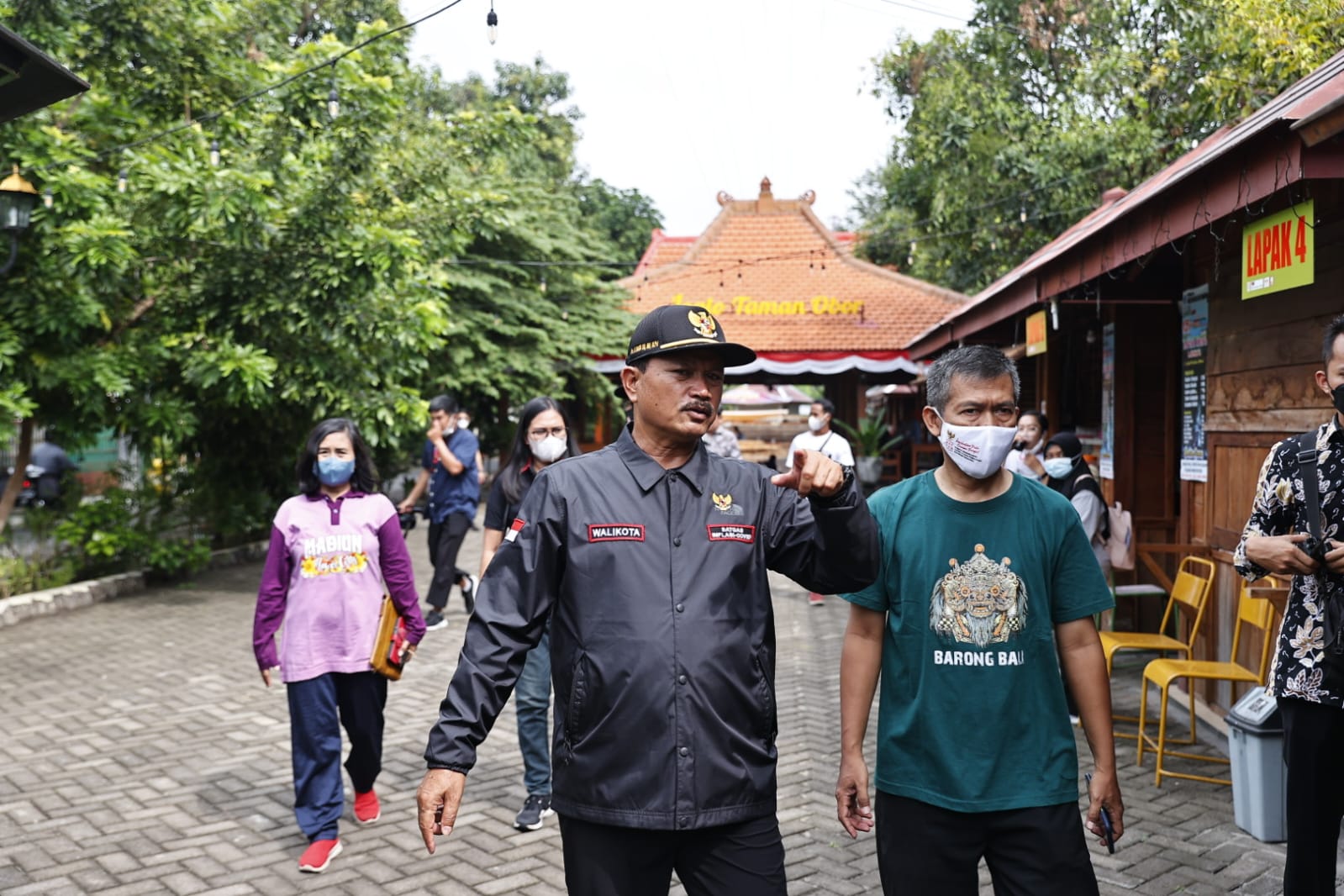 Foto 5 dari 9: Tertarik Lapak UMKM dan Wartek Inflasi, iNews Gali Materi Bersama Wali Kota Maidi