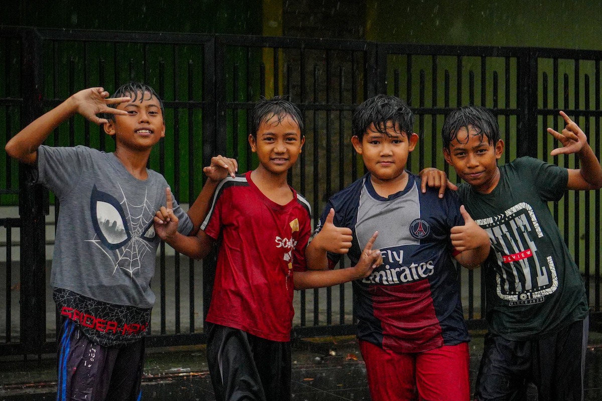 Foto 9 dari 9: Segar! Akhirnya Hujan Guyur Kota Pendekar