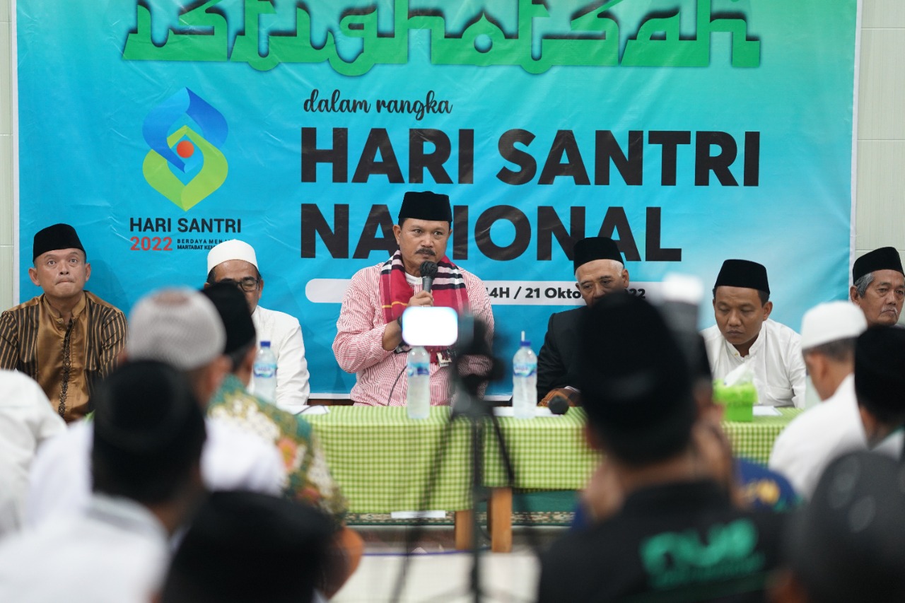 Hadiri Peringatan Hari Santri PCNU, Wali Kota Sampai Terima Kasih Atas Peran Santri dan Kiai