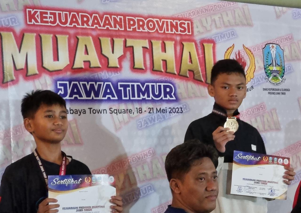 Foto 2 dari 4: Putra Madiun Bawa Pulang Medali Emas di Kejurprov Muaythai 2023 Jatim