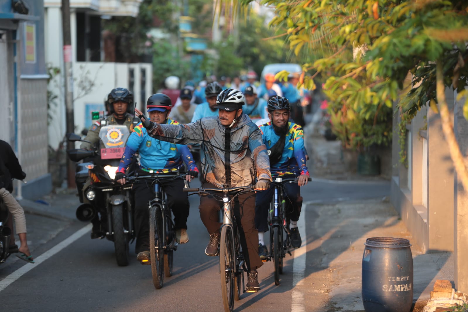 Pastikan Kesiapan Kunjungan Lapang Lomba Kelurahan Terbaik, Wali Kota Cek Sembari Gowes