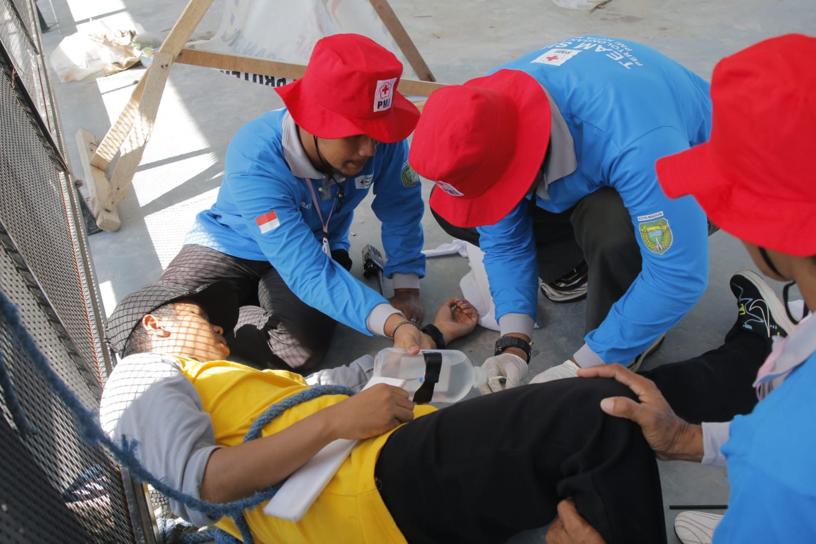 Foto 14 dari 15: Tingkatkan Kapasitas Relawan Sibat, PMI Kota Madiun Gelar Pelatihan