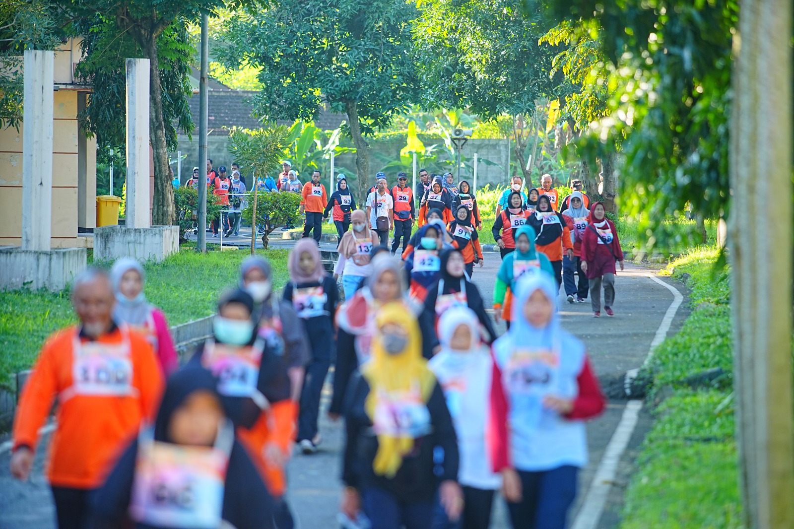 Foto 1 dari 10: 155 Calon Jamaah Haji Kota Madiun Jalani Tes Kebugaraan