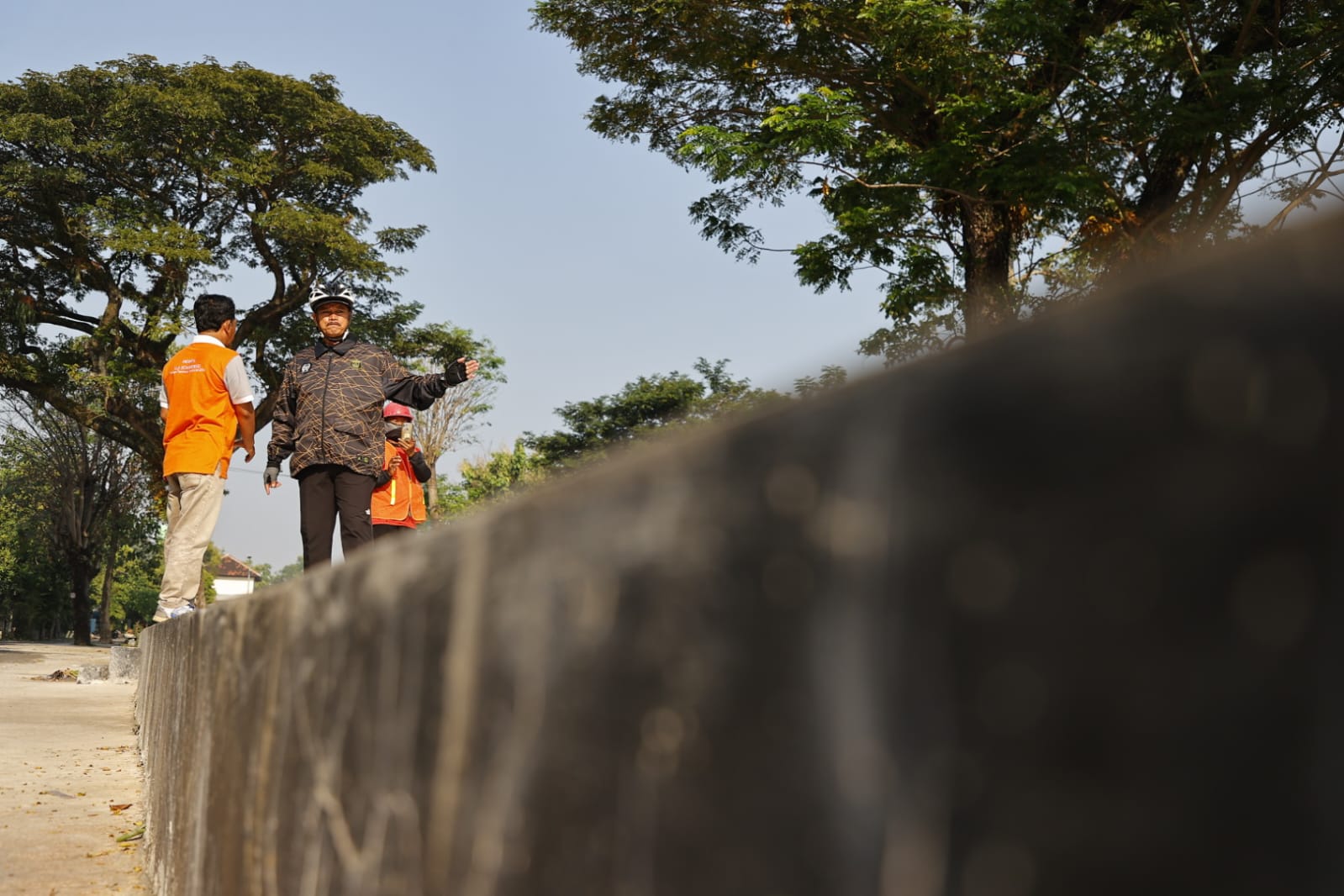 Foto 6 dari 9: Gowes Pagi, Wali Kota Cek Proyek Pembangunan Kota