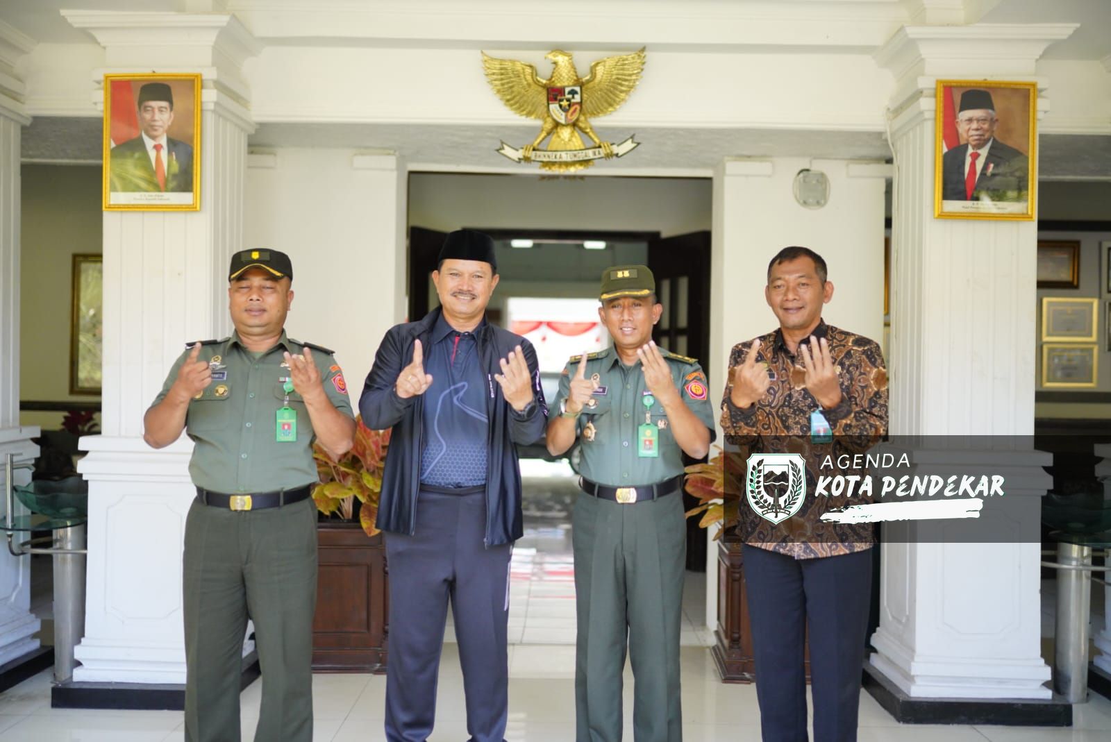 Foto 4 dari 6: Kepala Pengadilan Militer Berganti, Temui Wali Kota Maidi Untuk Bersilaturahmi