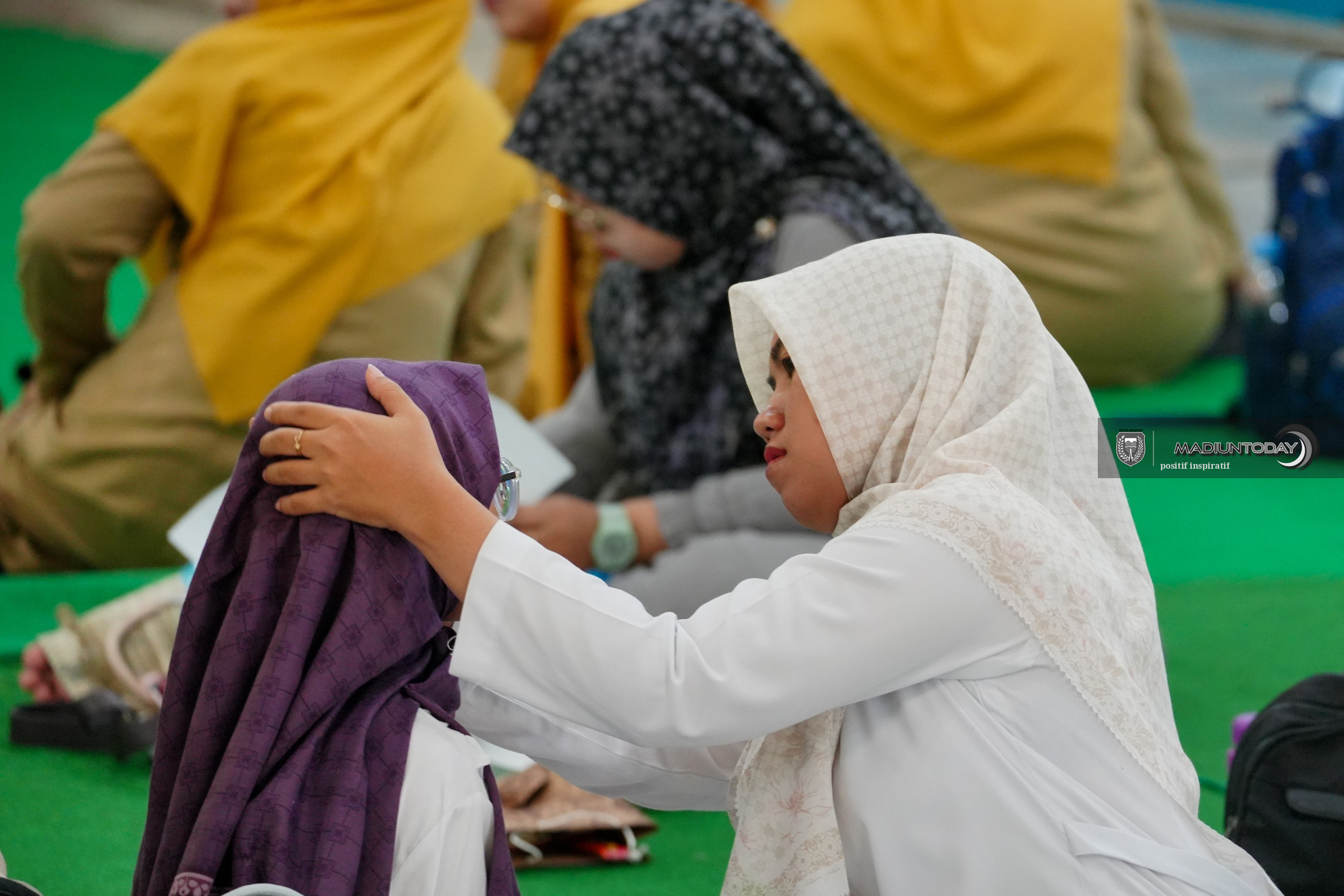 Foto 10 dari 18: Tiga Siswa Satu Tim, Adu Hafalan hingga Pemahaman Al-Quran di Final MSQ Kota Madiun