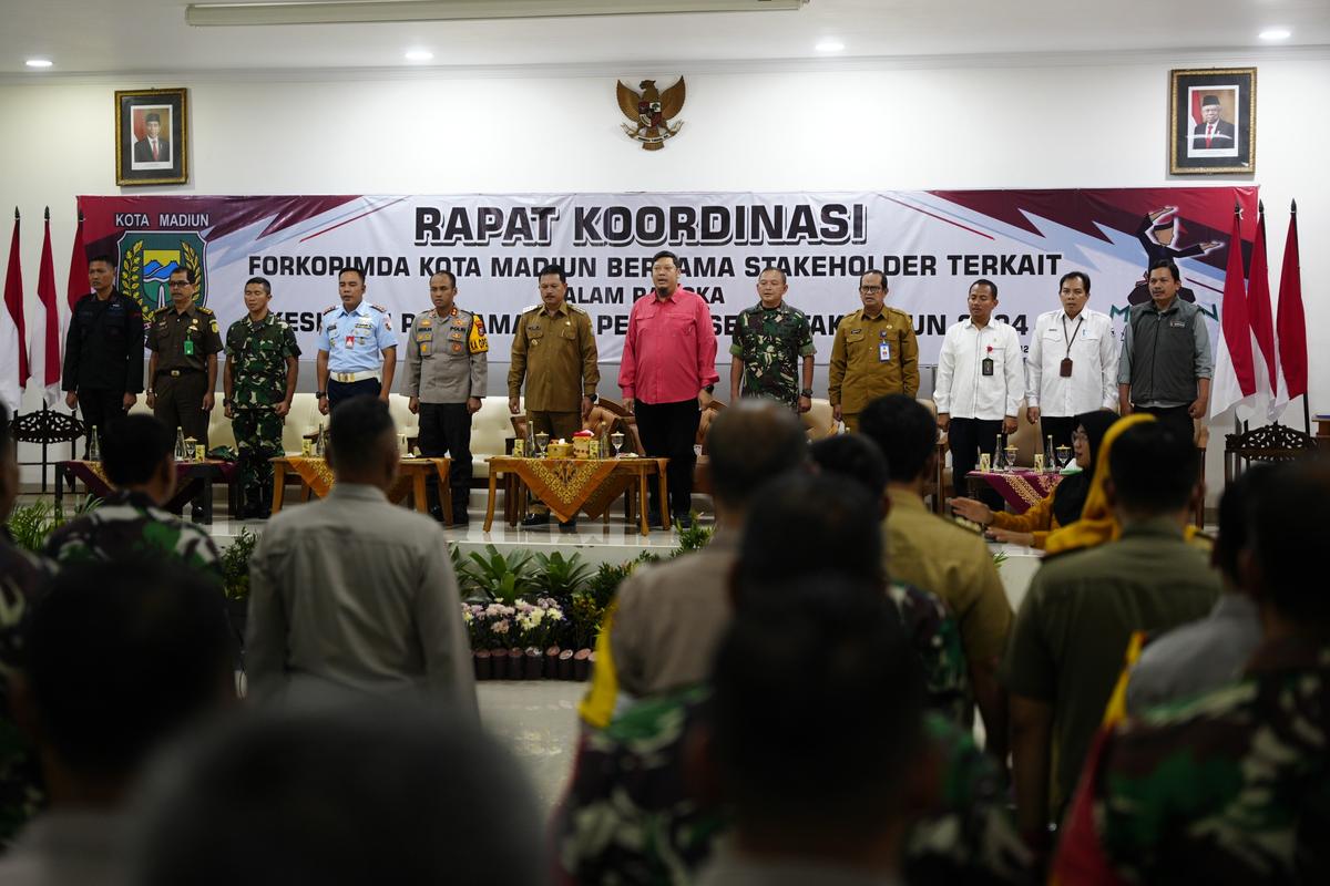 Gelar Rakor Bersama Forkopimda, Wali Kota Ajak Pemilih Tak Golput dan Sempurnakan Kekurangan Tahapan Pemilu