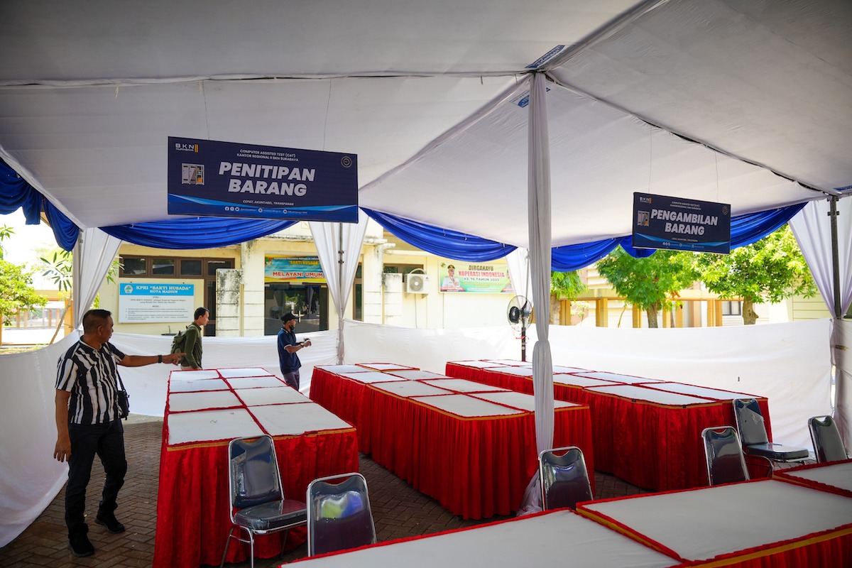 Foto 6 dari 9: Kanreg II BKN Surabaya Gelar Pengecekan Jelang Seleksi CASN 2023