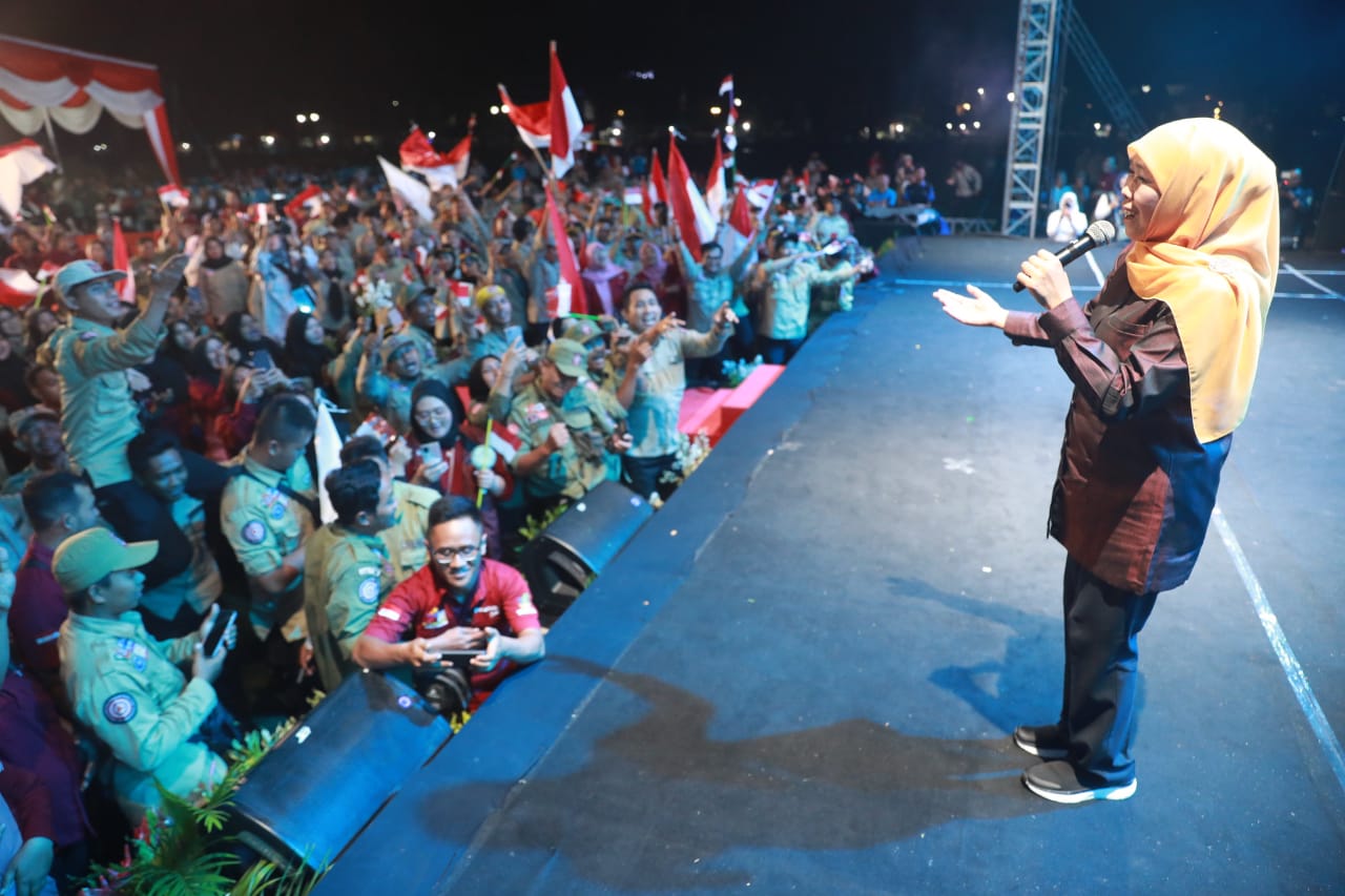 Foto 3 dari 19: Dampingi Gubernur Jatim, Wali Kota Hadiri Sapa Pilar Kesejahteraan Sosial