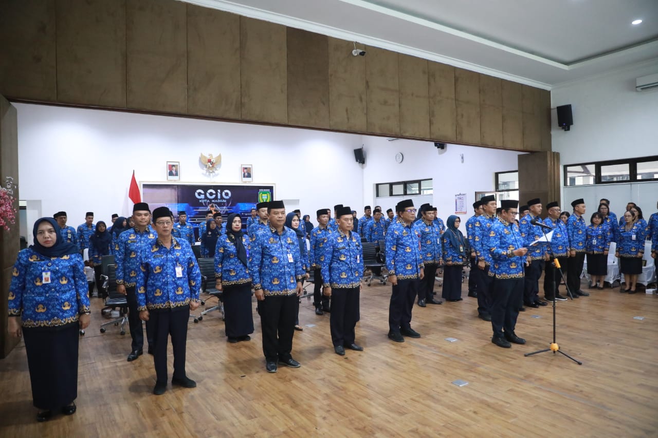 Foto 9 dari 10: Hadiri Pelantikan Dewan Pengurus Korpri Kota Madiun Periode 2023-2028, Wali Kota: Peran Korpri Harus Kian Ditingkatkan