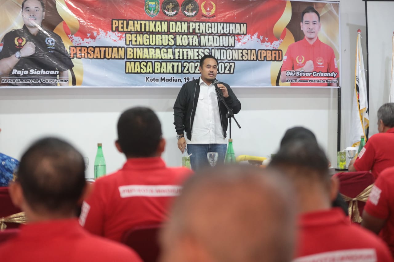 Foto 1 dari 5: Kukuhkan Pengurus PBFI Kota Madiun, Wali Kota Harap Makin Profesional dan Sumbangkan Prestasi Untuk Kota