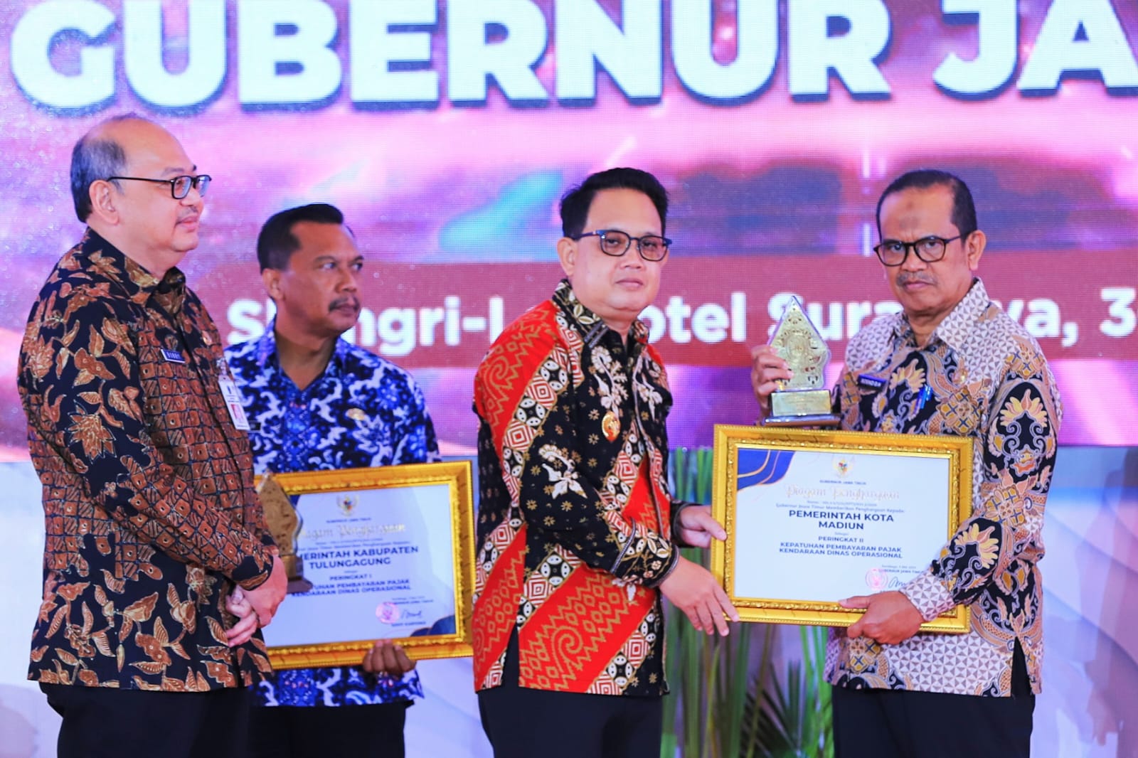 Patuh dan Taat Pajak, Kota Madiun Raih Peringkat II Kepatuhan Pembayaran Pajak Kendaraan Dinas Operasional Tingkat Jawa Timur