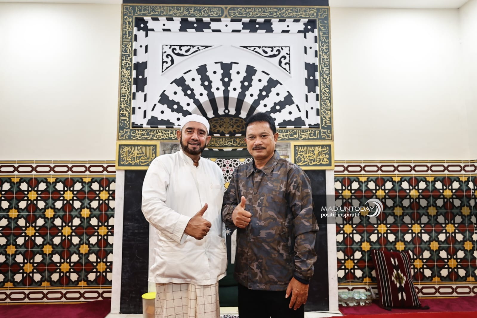 Foto 1 dari 3: Isi Tangki Keimanan Kota Madiun, Wali Kota Akan Datangkan Habib Syech 23 Desember Nanti…