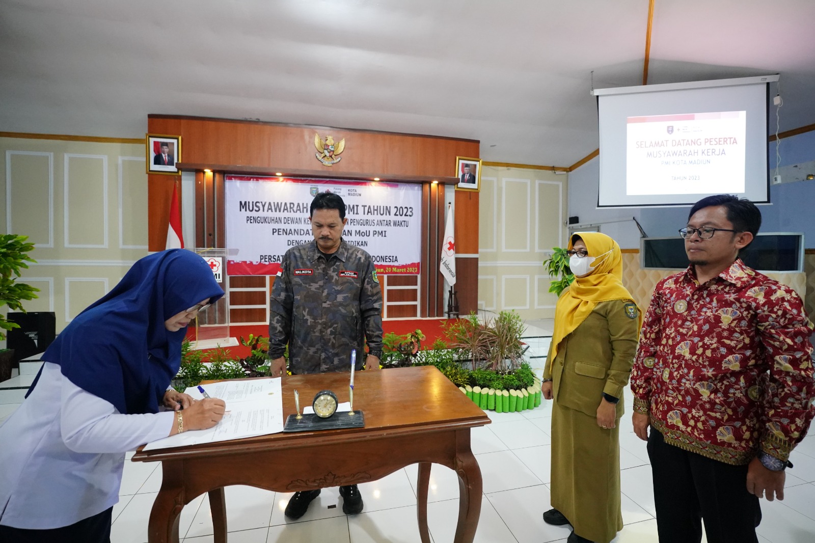 Foto 8 dari 10: Hadiri Musyawarah Kerja PMI, Wali Kota Pesan Kerja Ikhlas, Cerdas, dan Tuntas