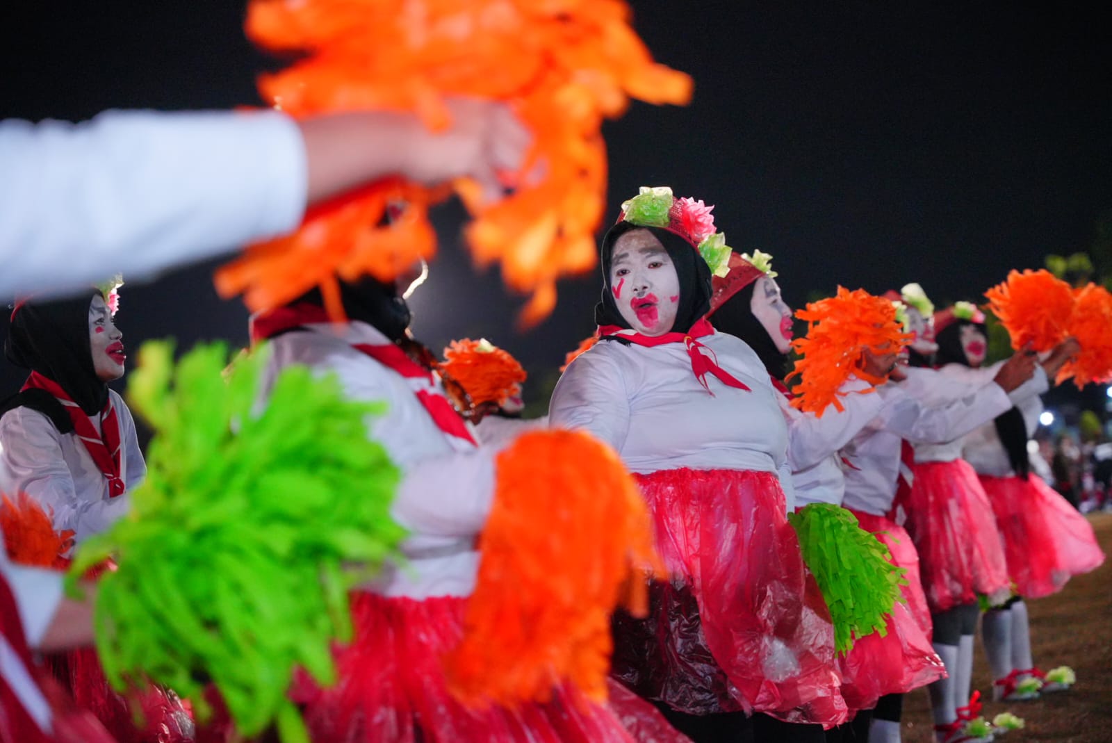 Foto 1 dari 9: Meriahkan HUT RI, Mojorejo Gelar Lomba Baris Berbaris Ceria