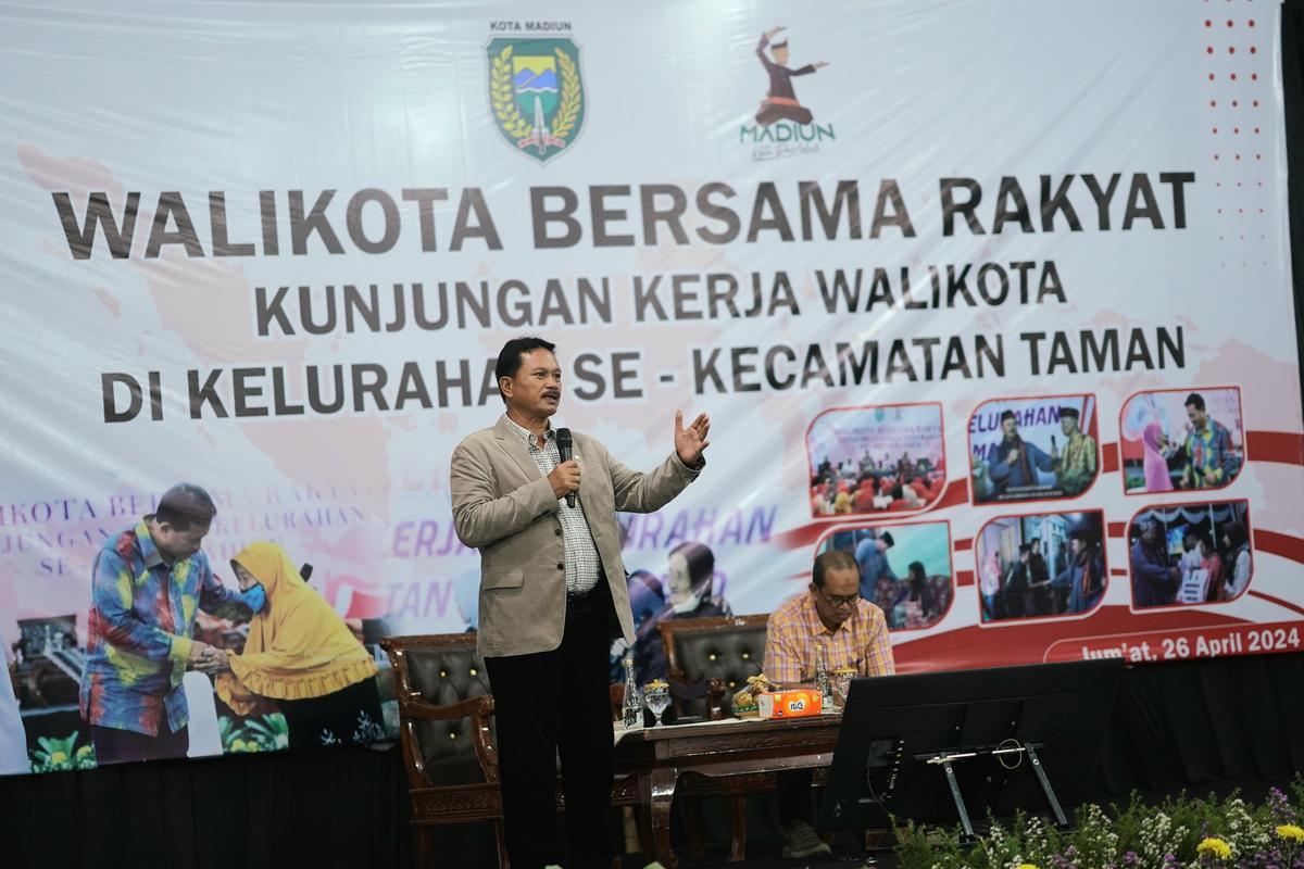 WBR Di Kecamatan Taman, Wali Kota Pamitan Kepada Warga