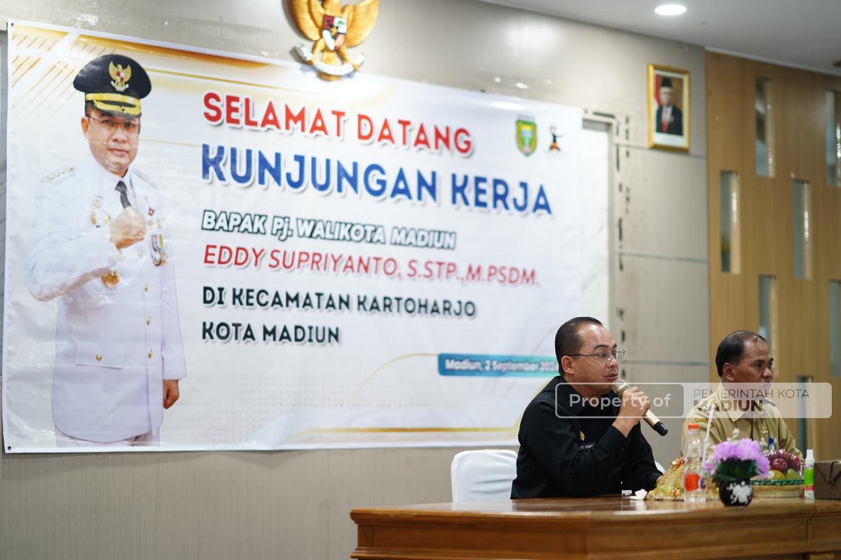 Sambangi Kecamatan Kartoharjo, Pj Wali Kota Harap Saling Bersinergi