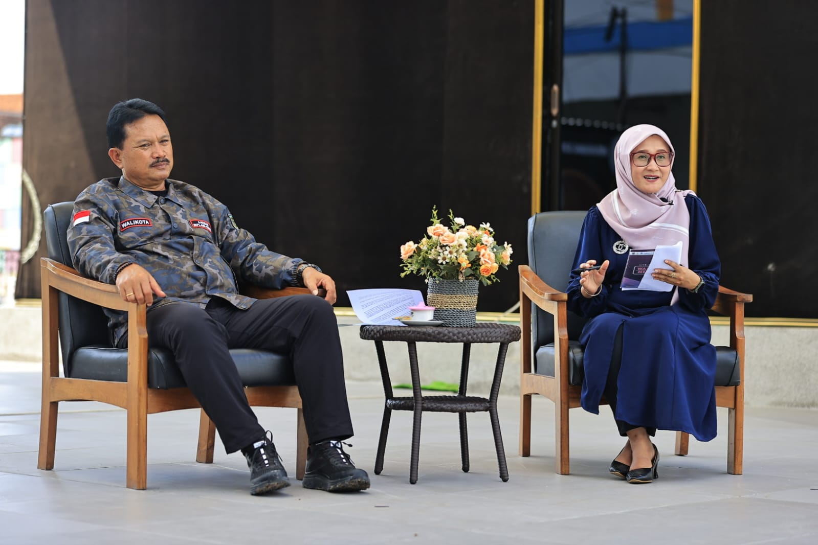 Foto 9 dari 9: Hadir di PRC, Wali Kota Maidi Sampaikan Hasil Pembangunan 2022 Lewat Wali Kota Menyapa