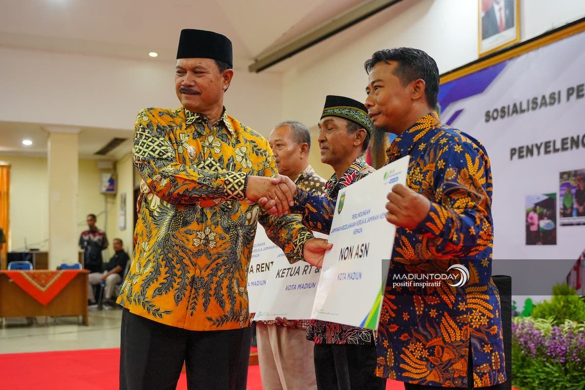 Foto 1 dari 4: Anggarkan Hingga Rp 4 Miliar, Pemkot Madiun Perluas Cakupan JKK Dan JKM